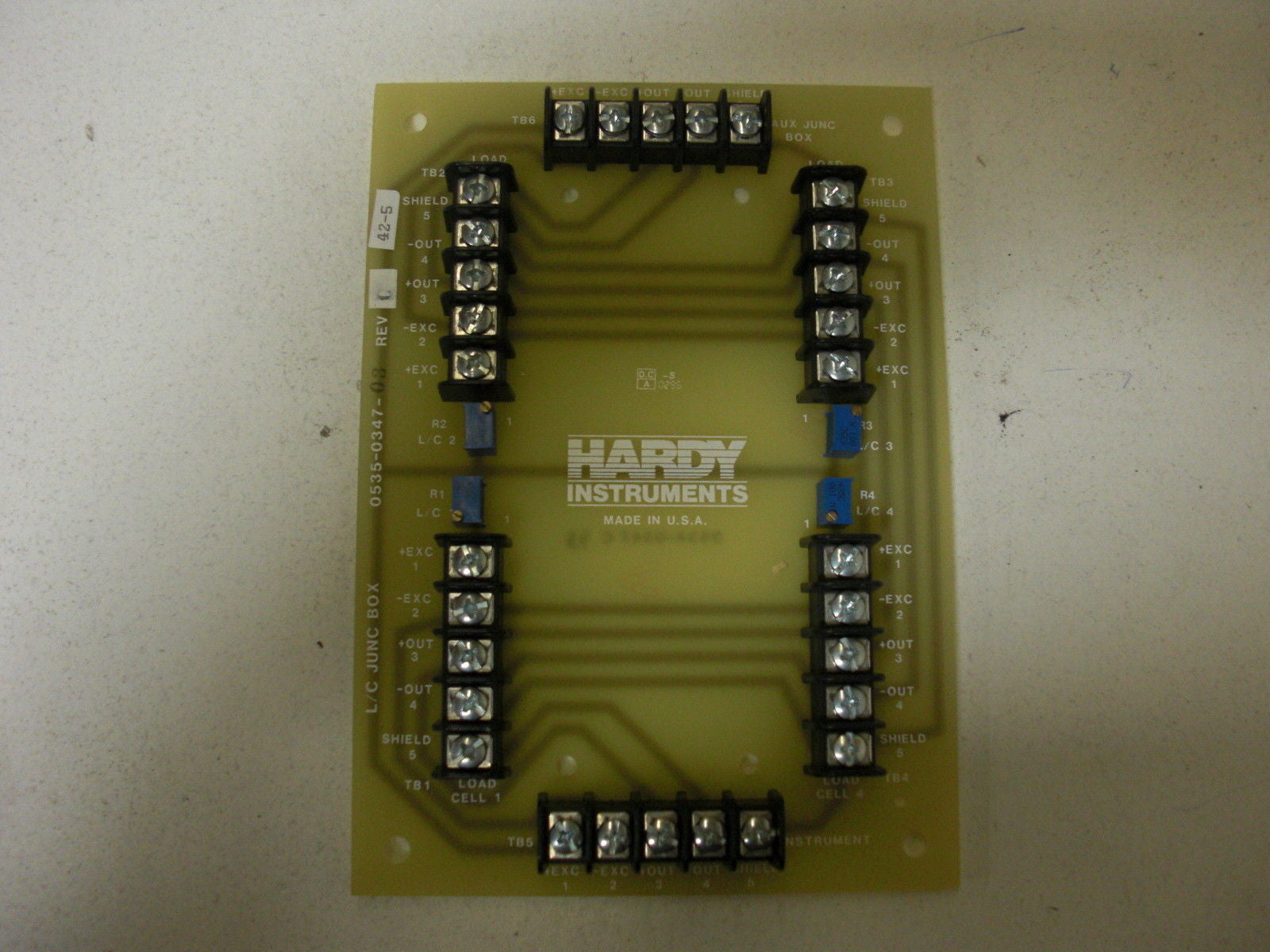 HARDY INSTRUMENTS 0535-0347-03 *USED*