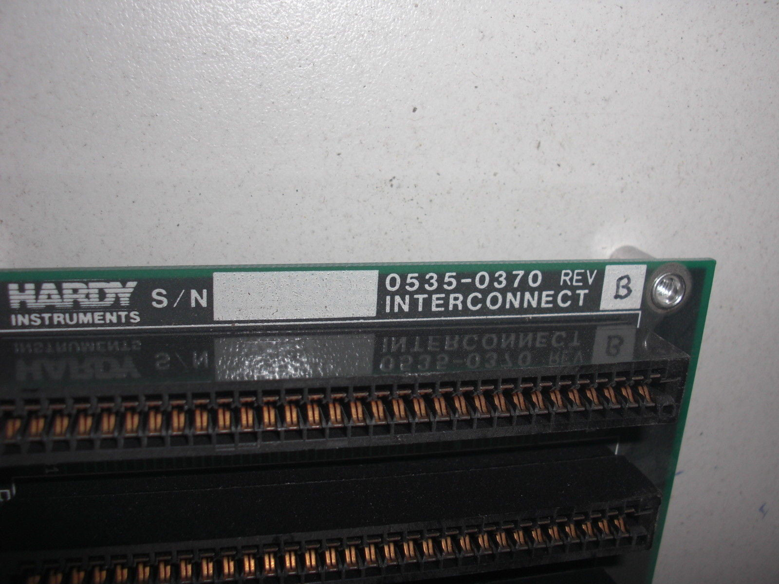 HARDY INSTRUMENTS 0535-0370 *USED*