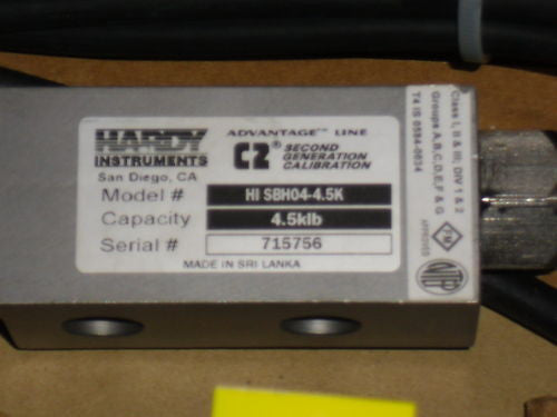 HARDY INSTRUMENTS HI SBH04-4.5K *NEW NO BOX*