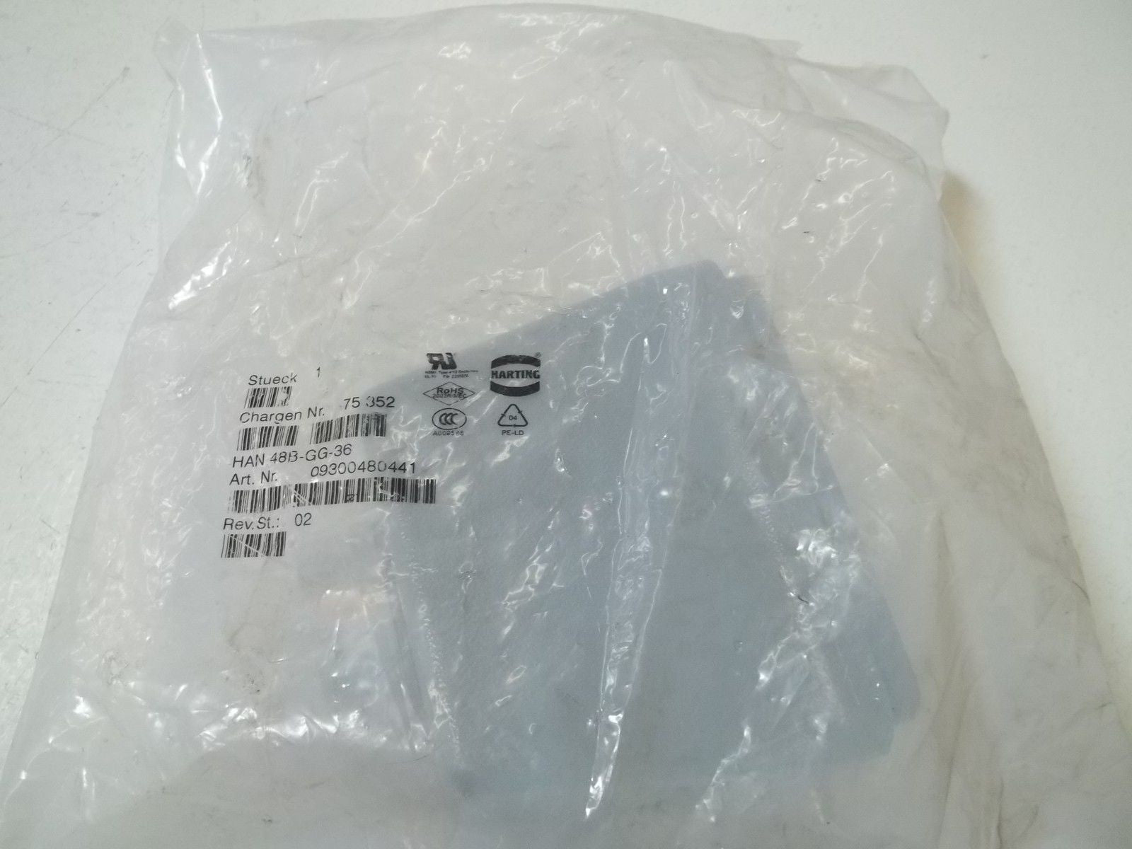 HARTING HAN48B-GG-36 SOCKET CASING *NEW IN A FACTORY BAG*