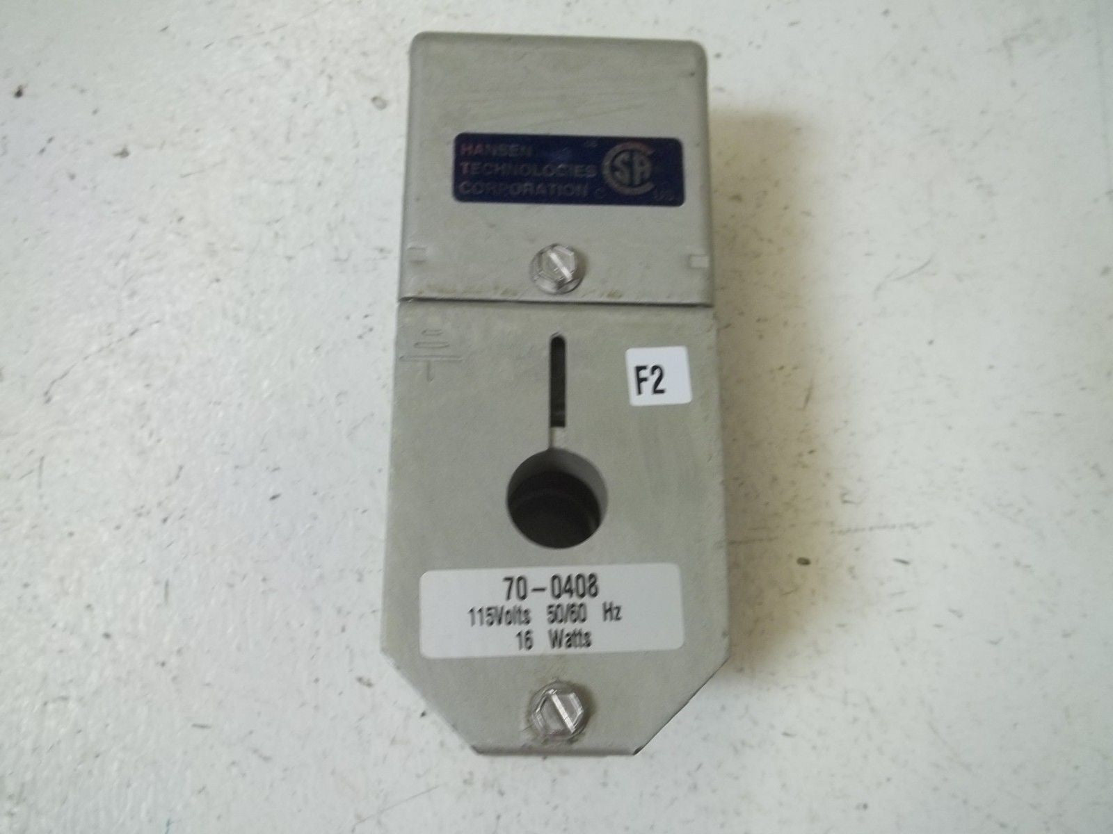 HASEN TECHNOLOGIES CORP. 70-0408 COIL 115V  *USED*