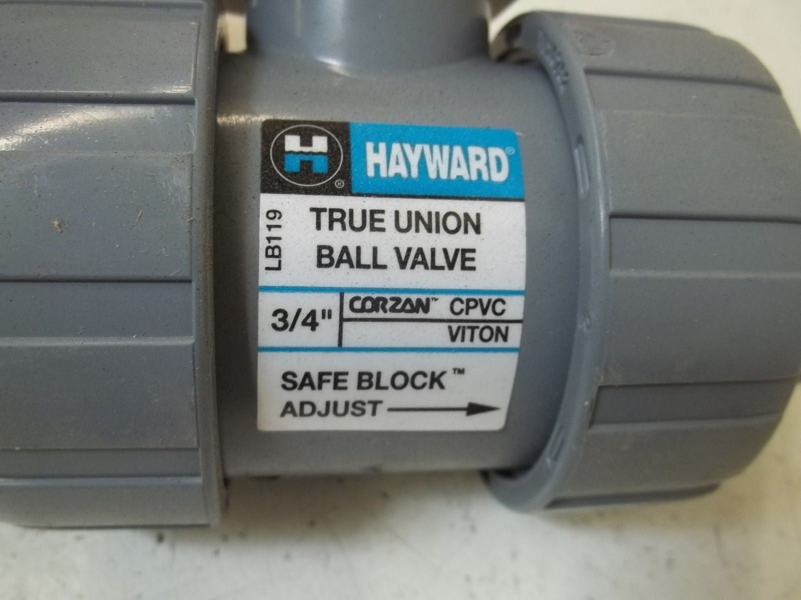 HAYWARD TB2075ST 3/4" CPV TRUE UNION BALL VALVE *NEW IN BOX*