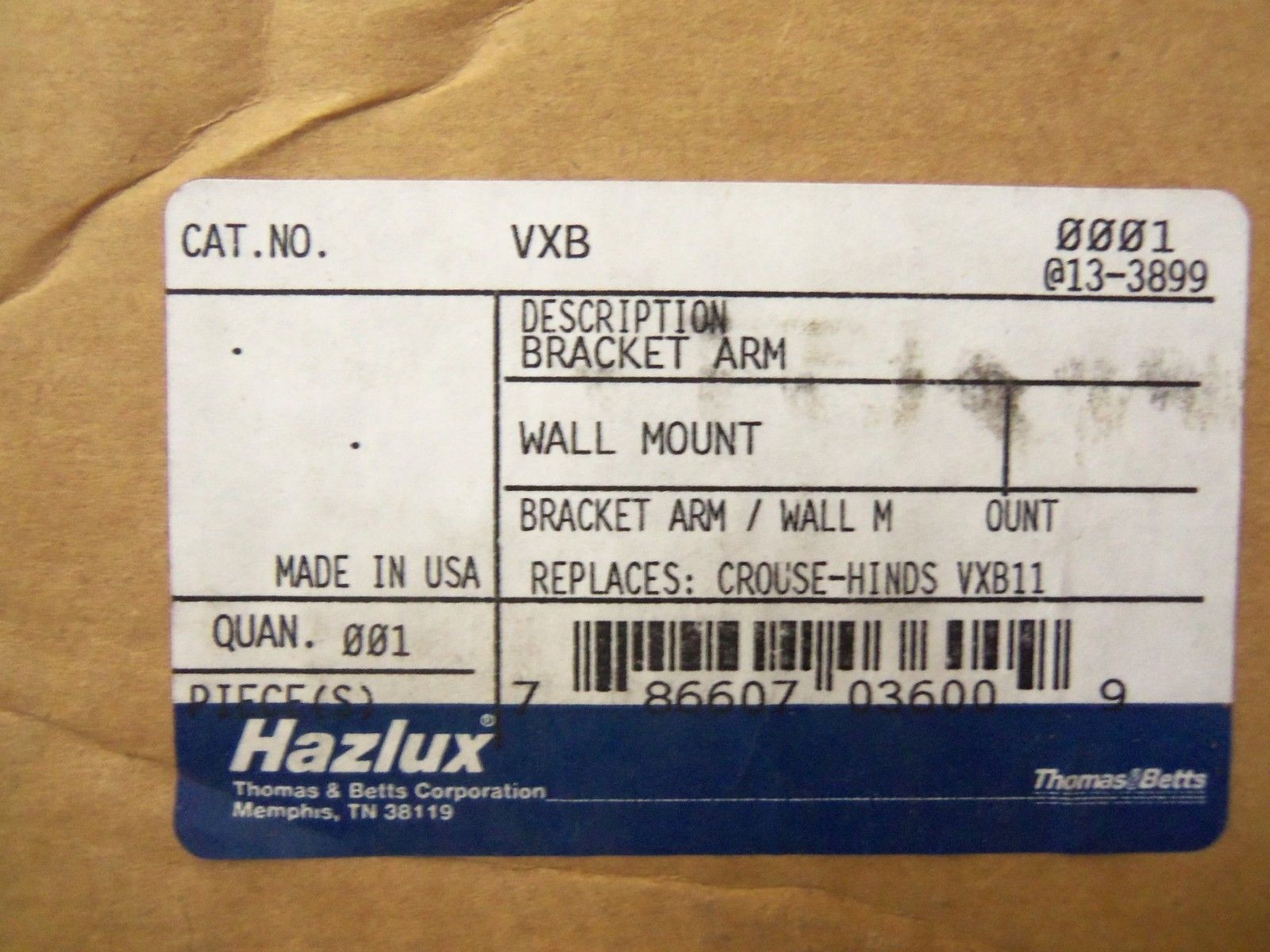 HAZLUX VXB *NEW IN BOX*