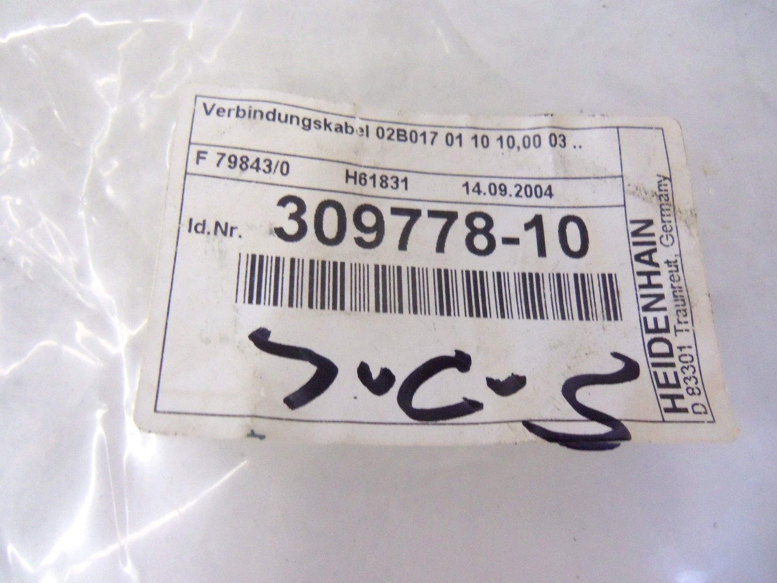 HEIDENHAIN 309778-10 *NEW IN BAG *
