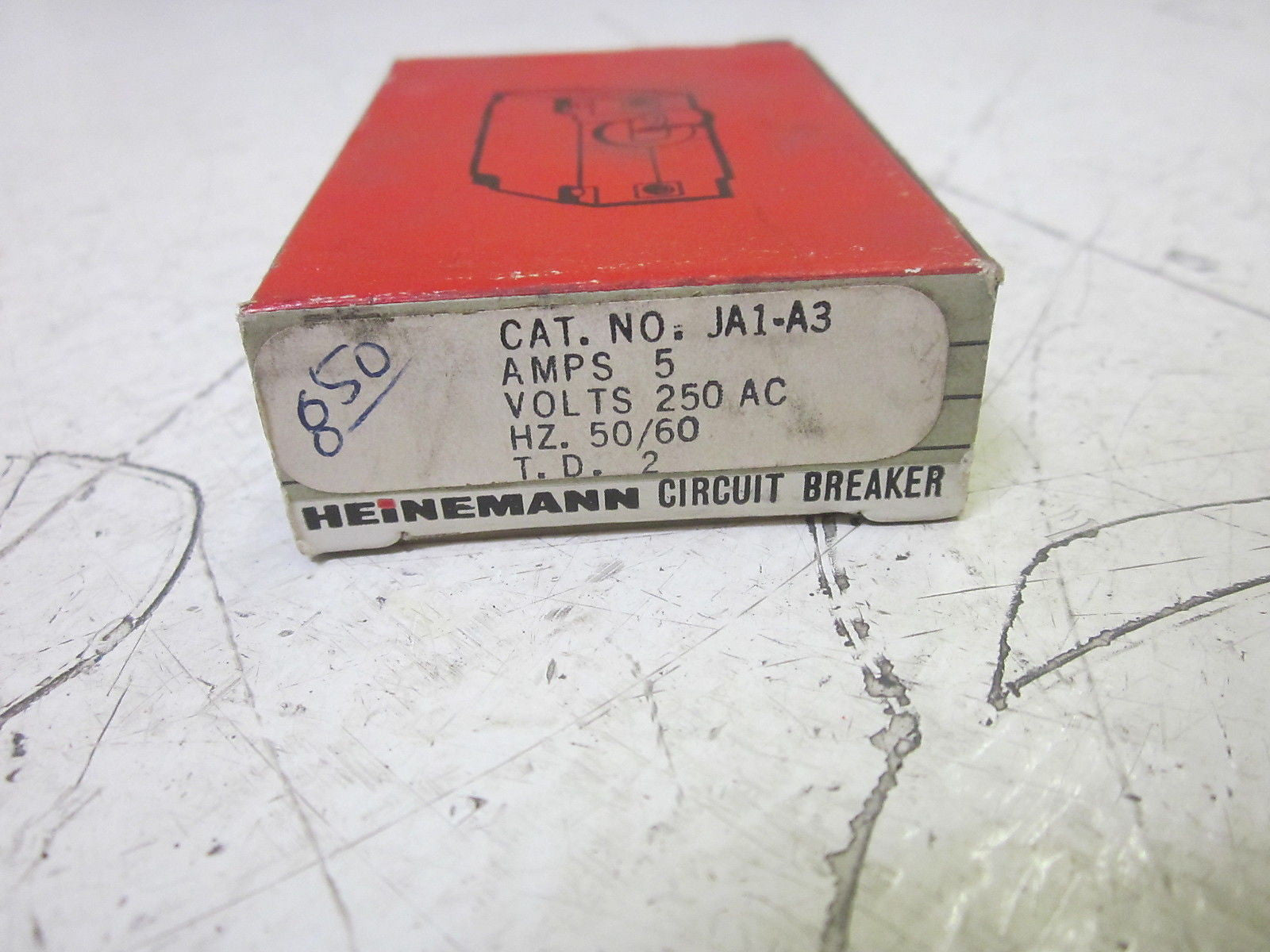 HEINEMANN JA1-A3 CIRCUIT BREAKER 5A 250VAC  *NEW IN BOX*