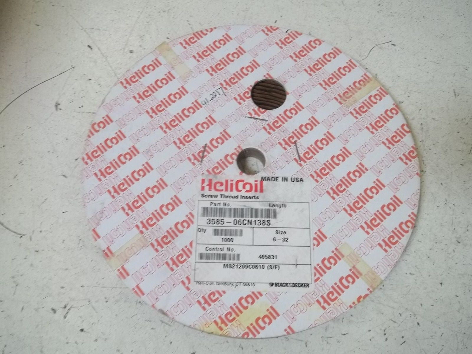 HELICOIL 3585-06CN138S SCREW THREAD INSERTS *ORIGINAL PACKAGE*