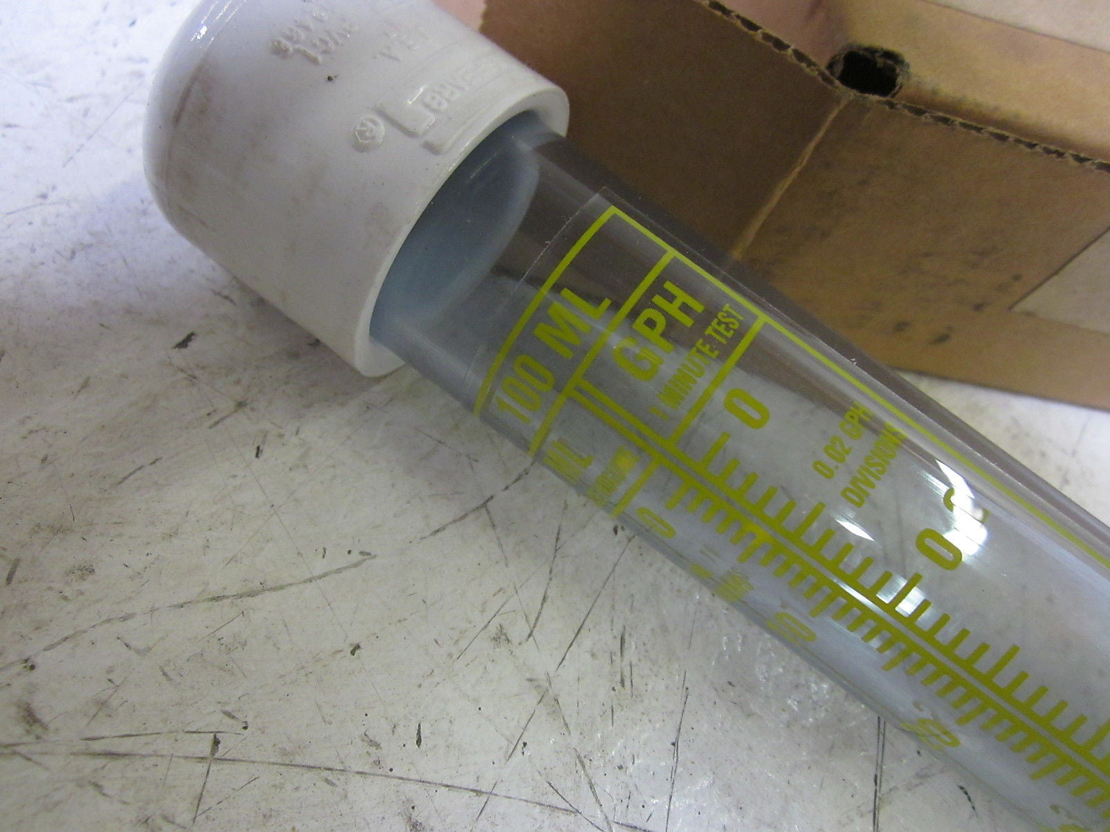 HENCO DDC0100-S PUMP SETTING GAUGE 0-1.4 GPH 0-100 ML *NEW IN BOX*