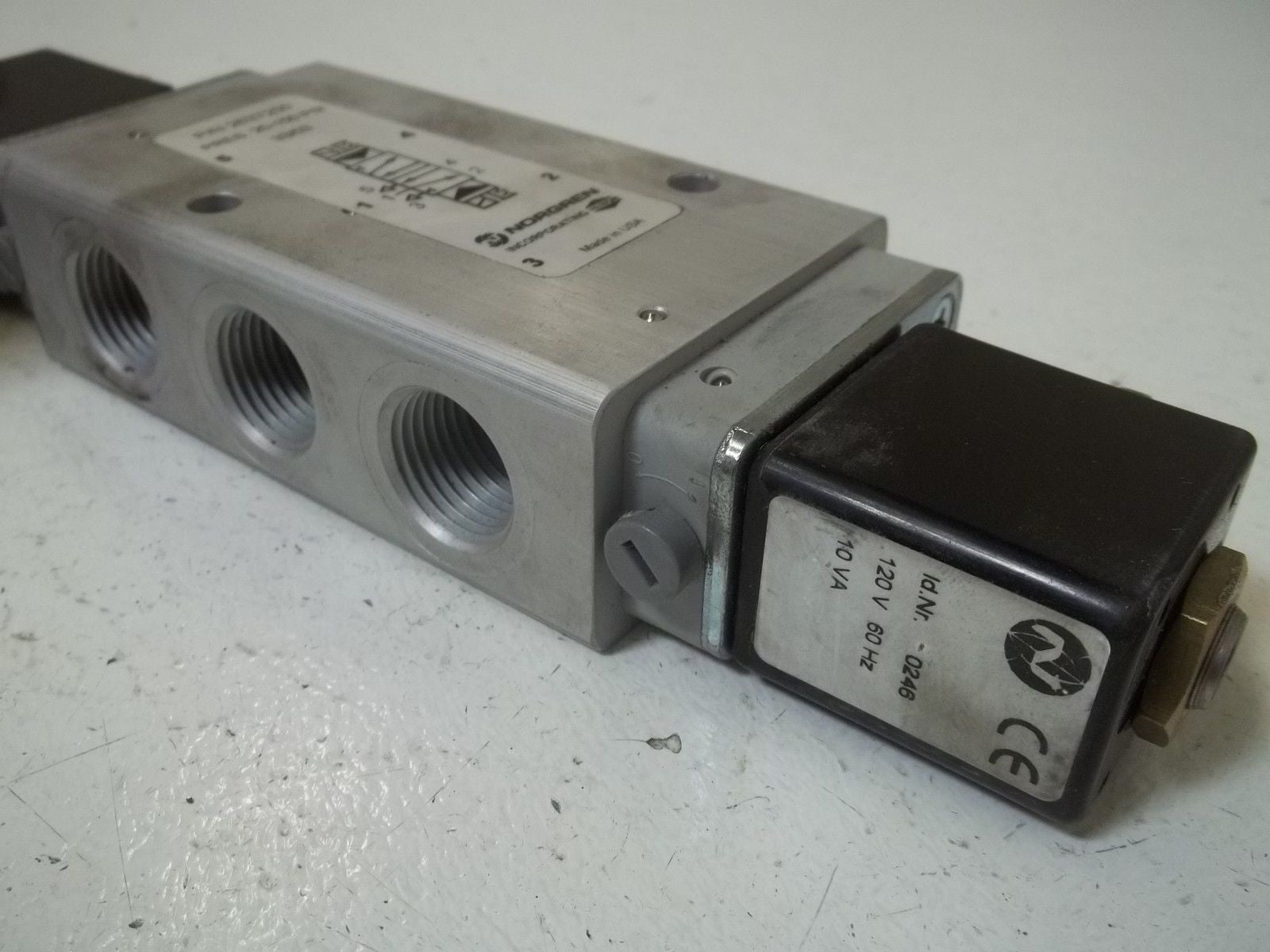 HEROIN 2637250 SOLENOID VALVE 25-150 PSI *USED*