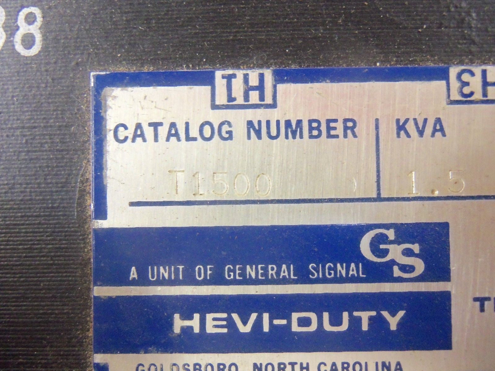 HEVI-DUTY T1500 *USED*