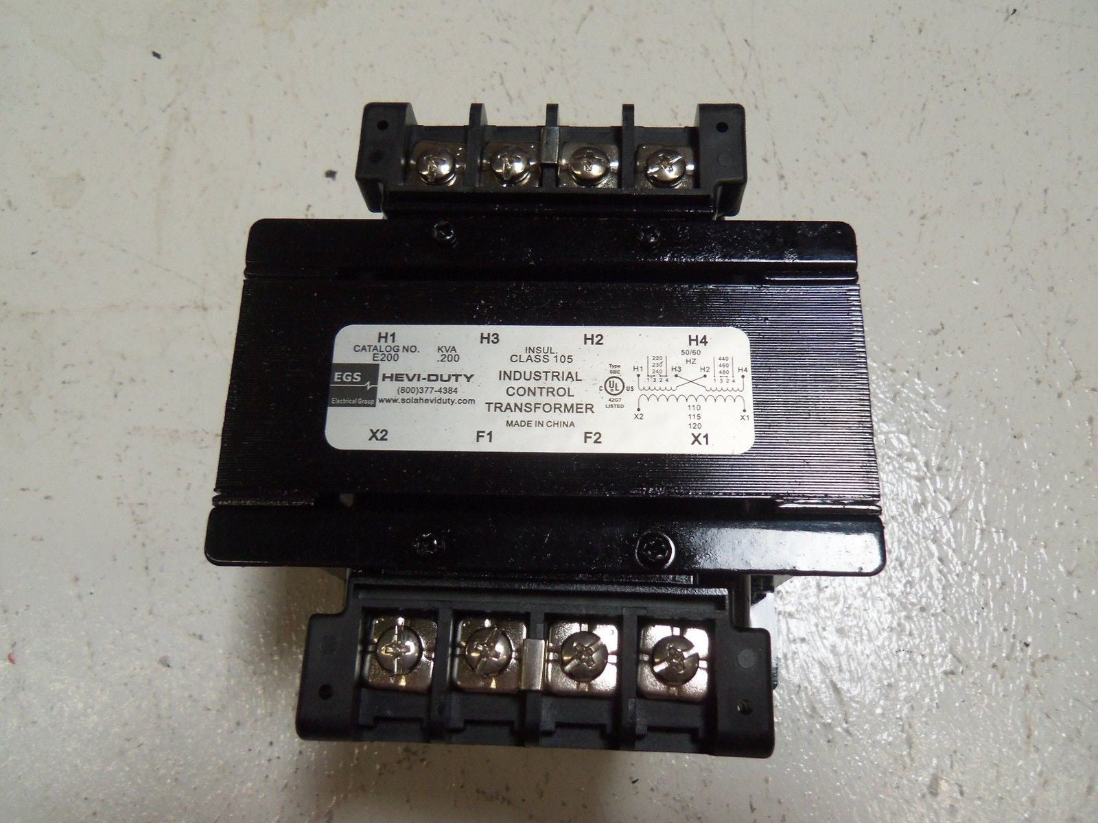 HEVI DUTY ELECTRIC E200 TRANSFORMER *NEW IN BOX*