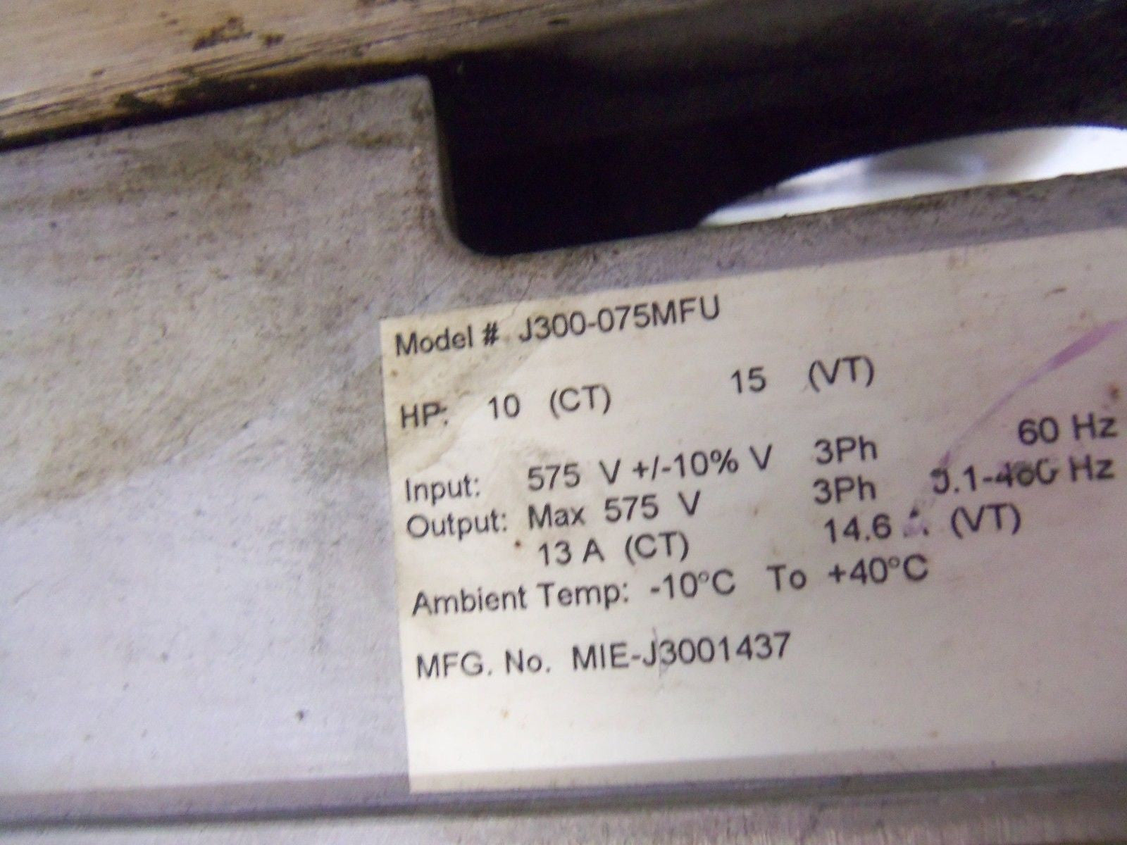 HITACHI J300-075MFU *USED*