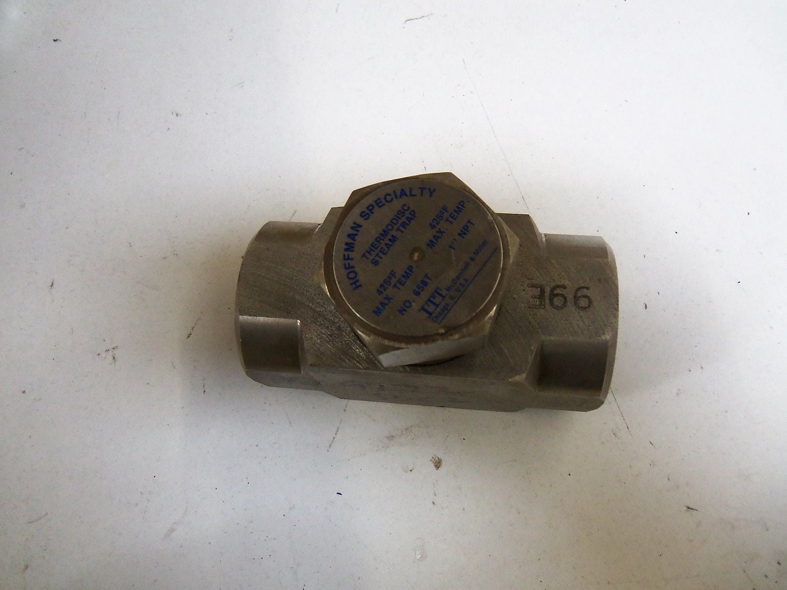 HOFFMAN 658T THERMODISC STEAM TRAP *USED*