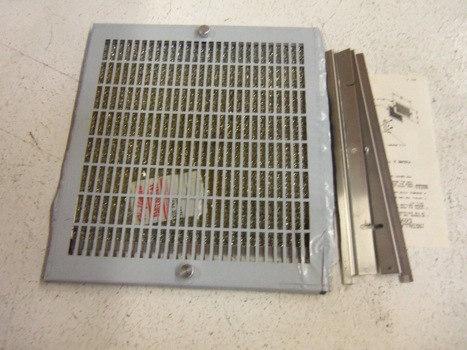 HOFFMAN A-EXGR10 EXHAUST GRILL KIT W/GRILL FILTER FINGER GUARD *NEW IN BOX*