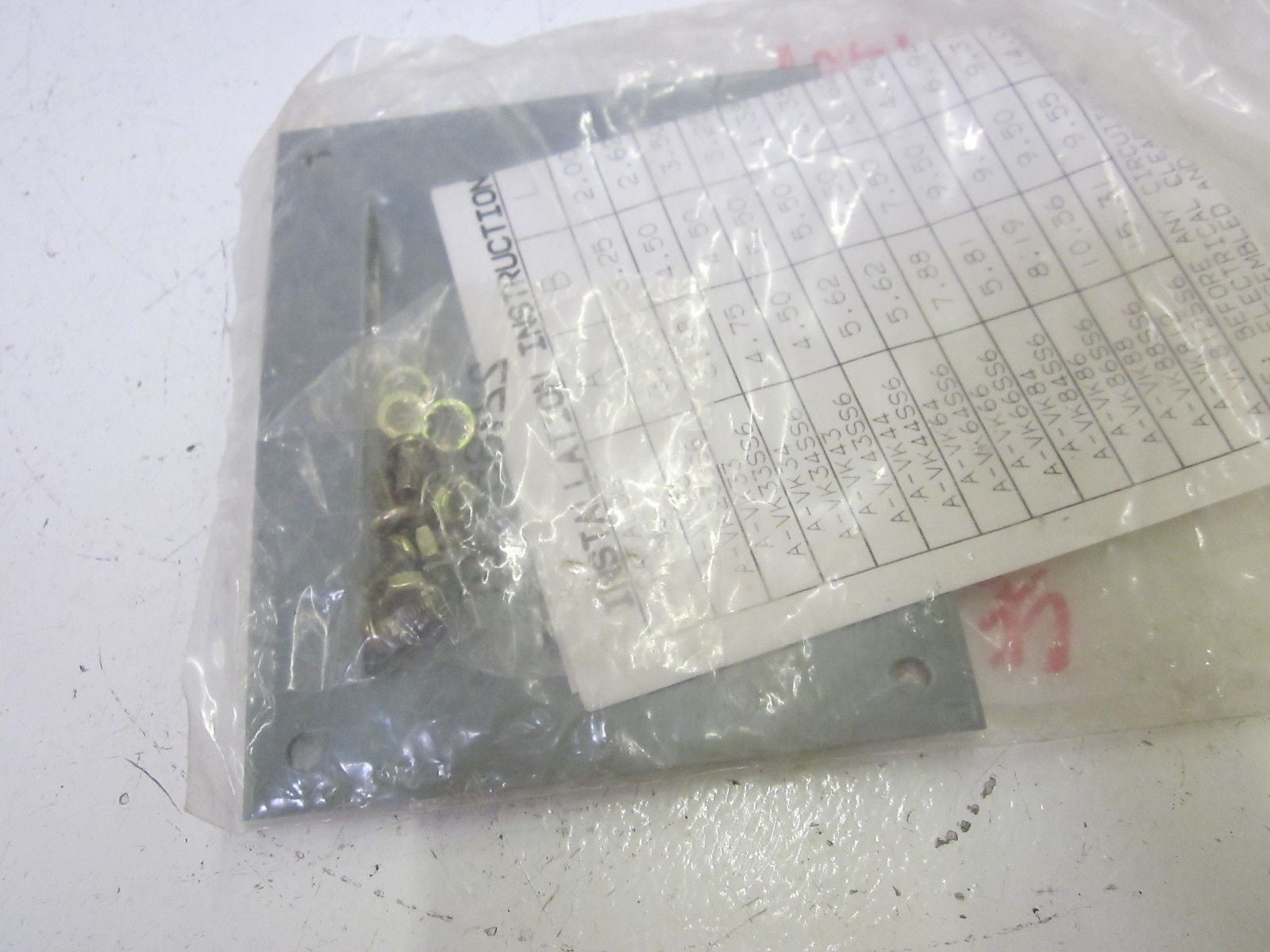 HOFFMAN A-VK43 LOUVER PLATE  *NEW IN A FACTORY BAG*