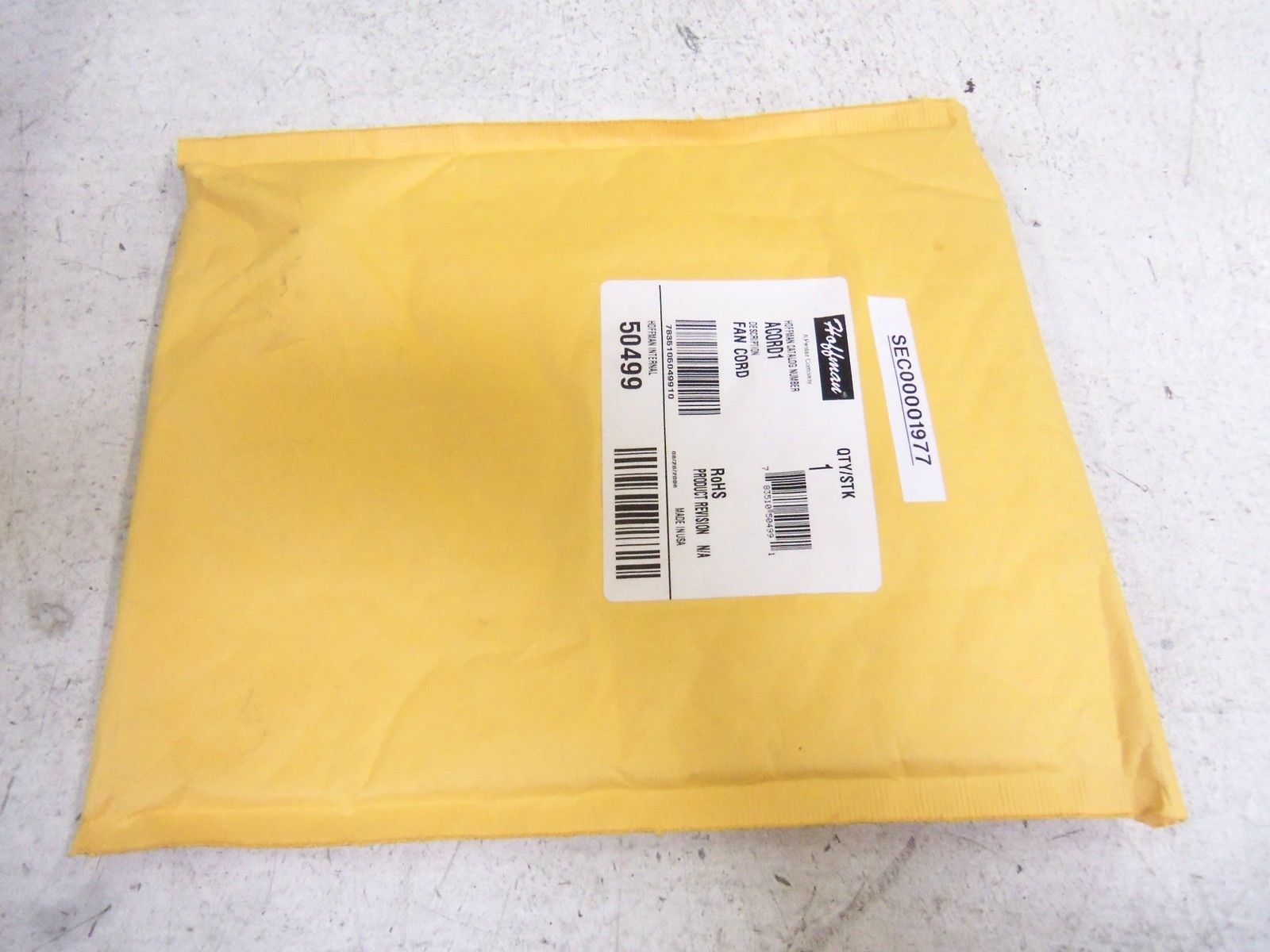 HOFFMAN ACORD1 FAN CORD *NEW NO BOX*