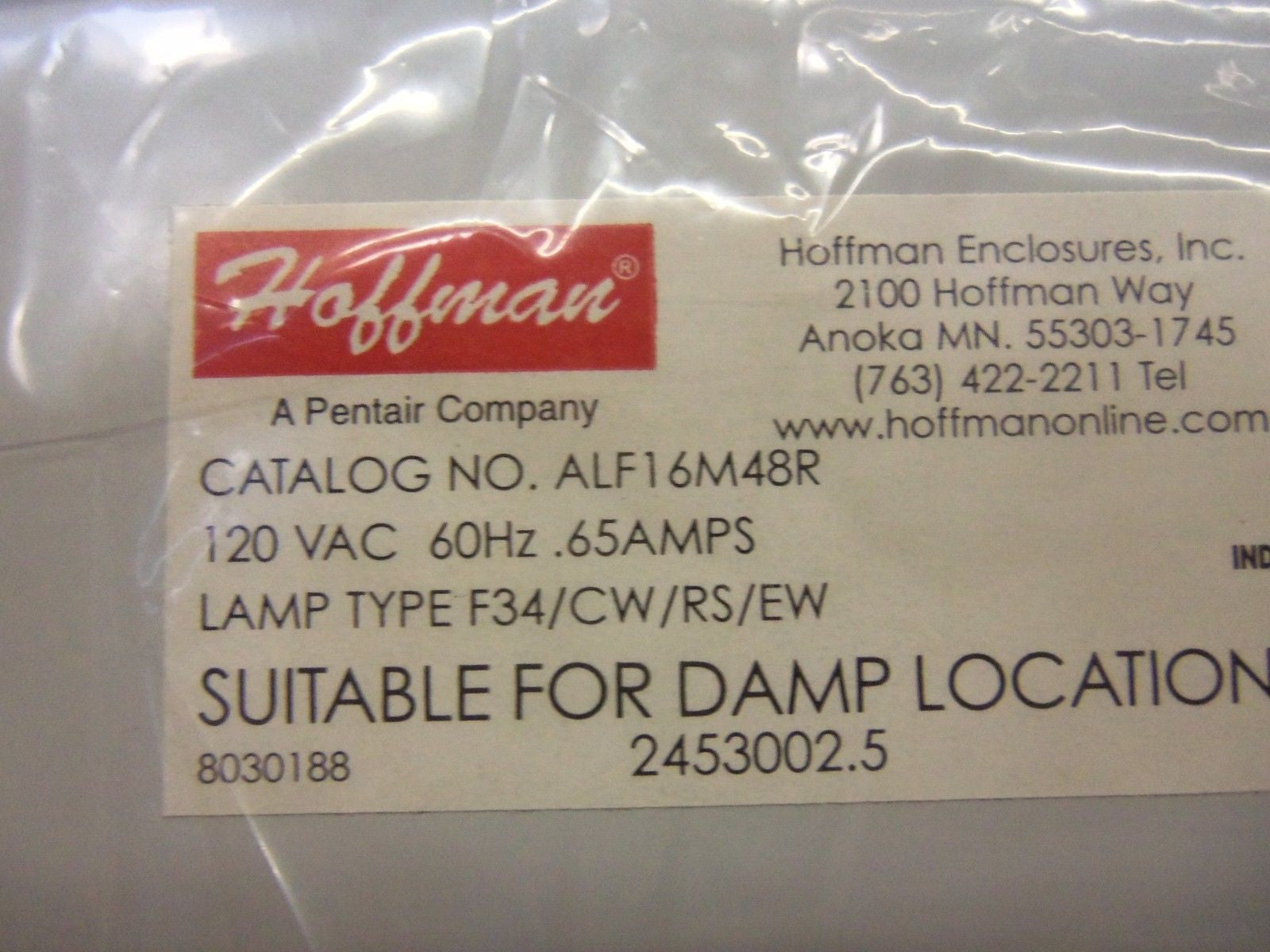 HOFFMAN ALF16M48R ENCLOSURE *NEW IN BOX*