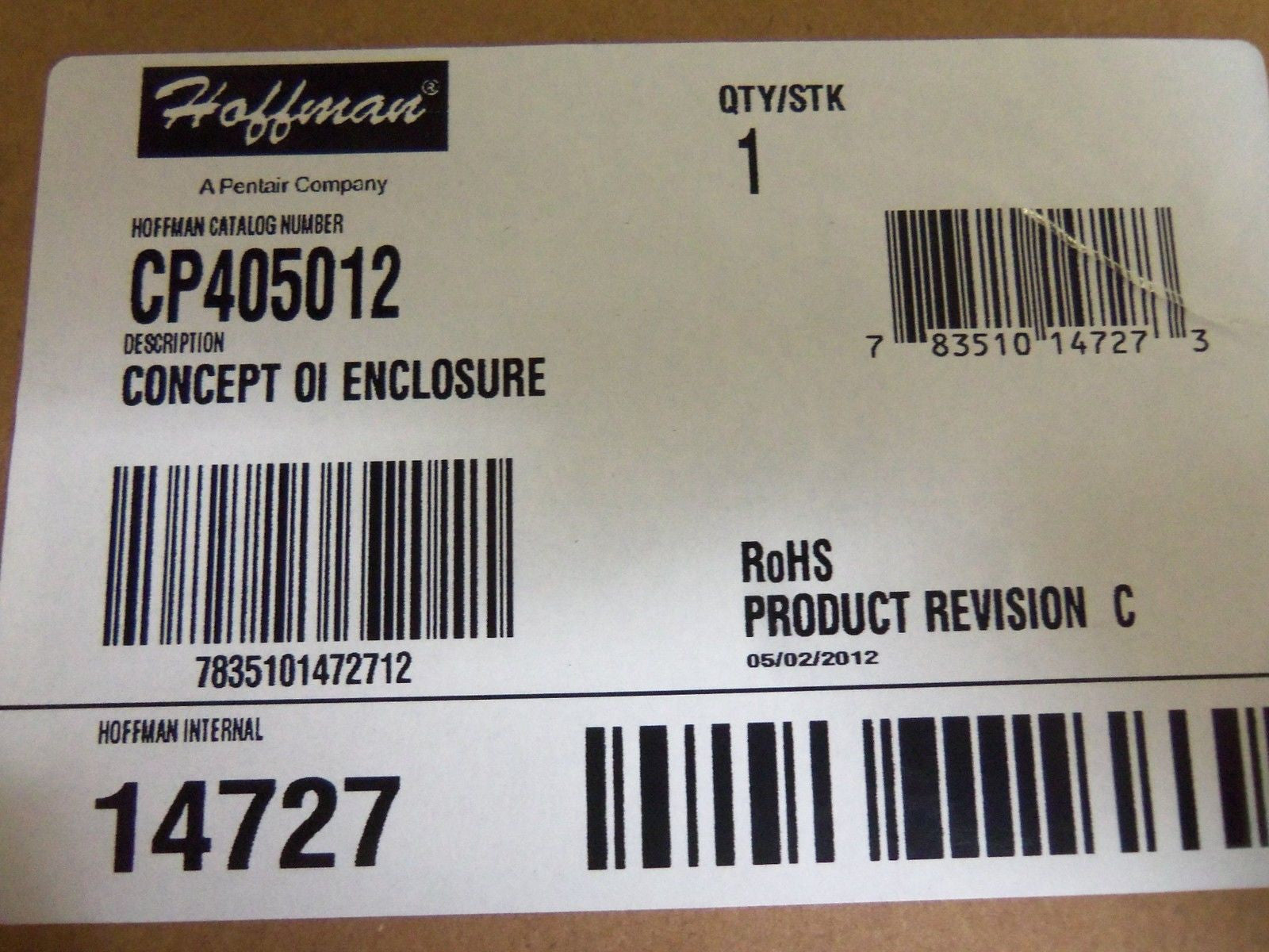 HOFFMAN CP405012 ENCLOSURE *NEW IN BOX*