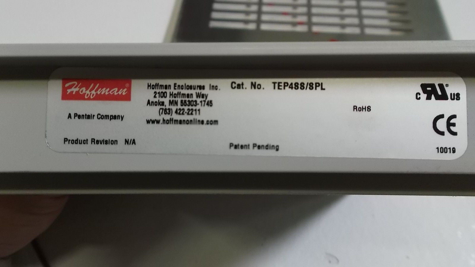 HOFFMAN ENCLOSURE TEP488/8PL *NEW NO BOX*