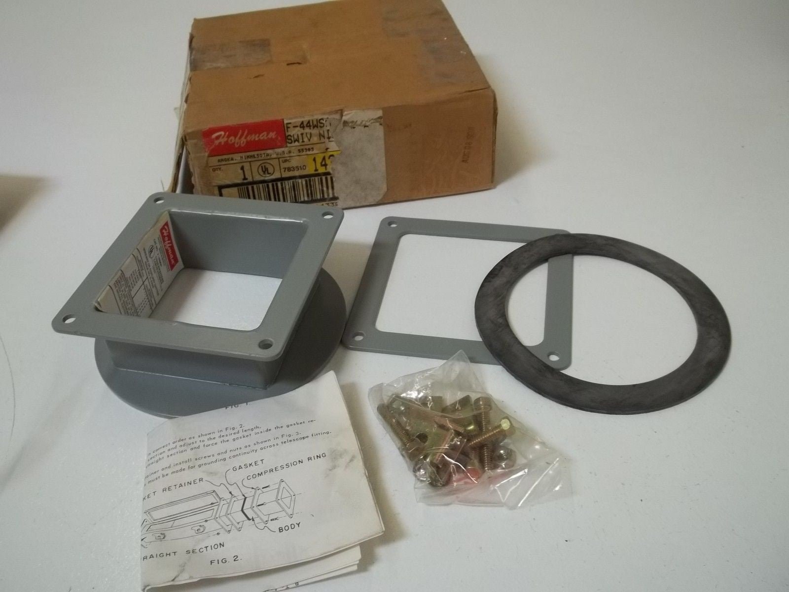 HOFFMAN F-44WSA WW, SWIVEL NIPPLE/BOX E *NEW IN BOX*