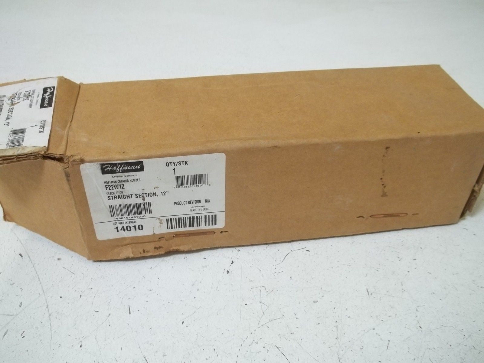 HOFFMAN F22W12 STRAIGHT SECTION, 12" *NEW IN BOX*