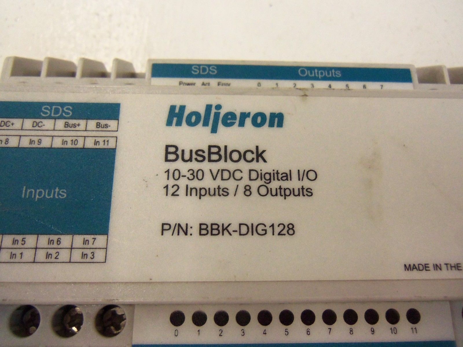 HOLJERON BBK-DIG128 *USED*