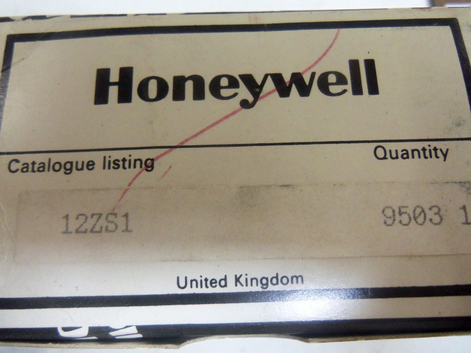 HONEYWELL 12ZS1 LIMIT SWITCH *NEW IN BOX*
