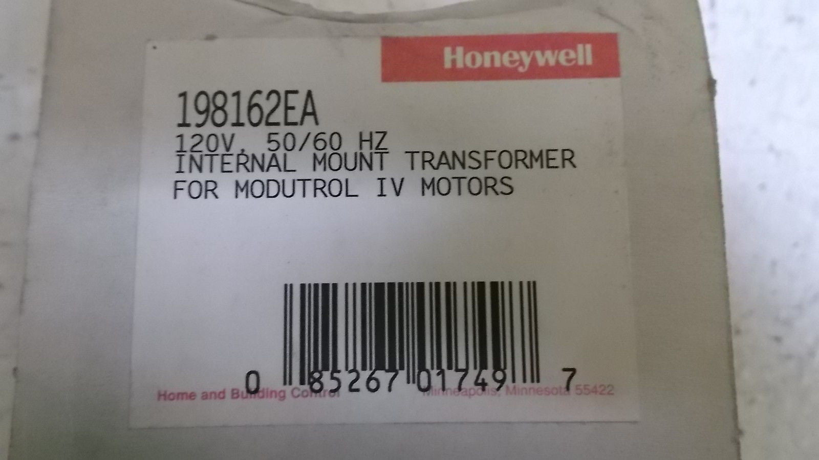 HONEYWELL 198162EA TRANSFORMER *NEW IN BOX*