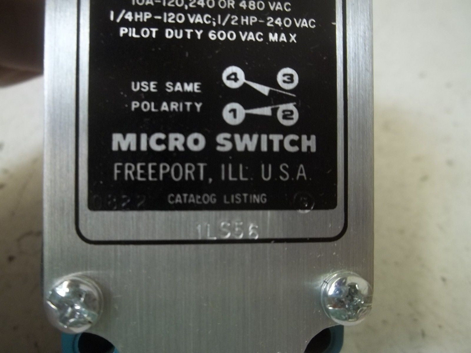 MICROSWITCH 1LS56 LIMIT SWITCH (AS PICTURED) *NEW NO BOX*