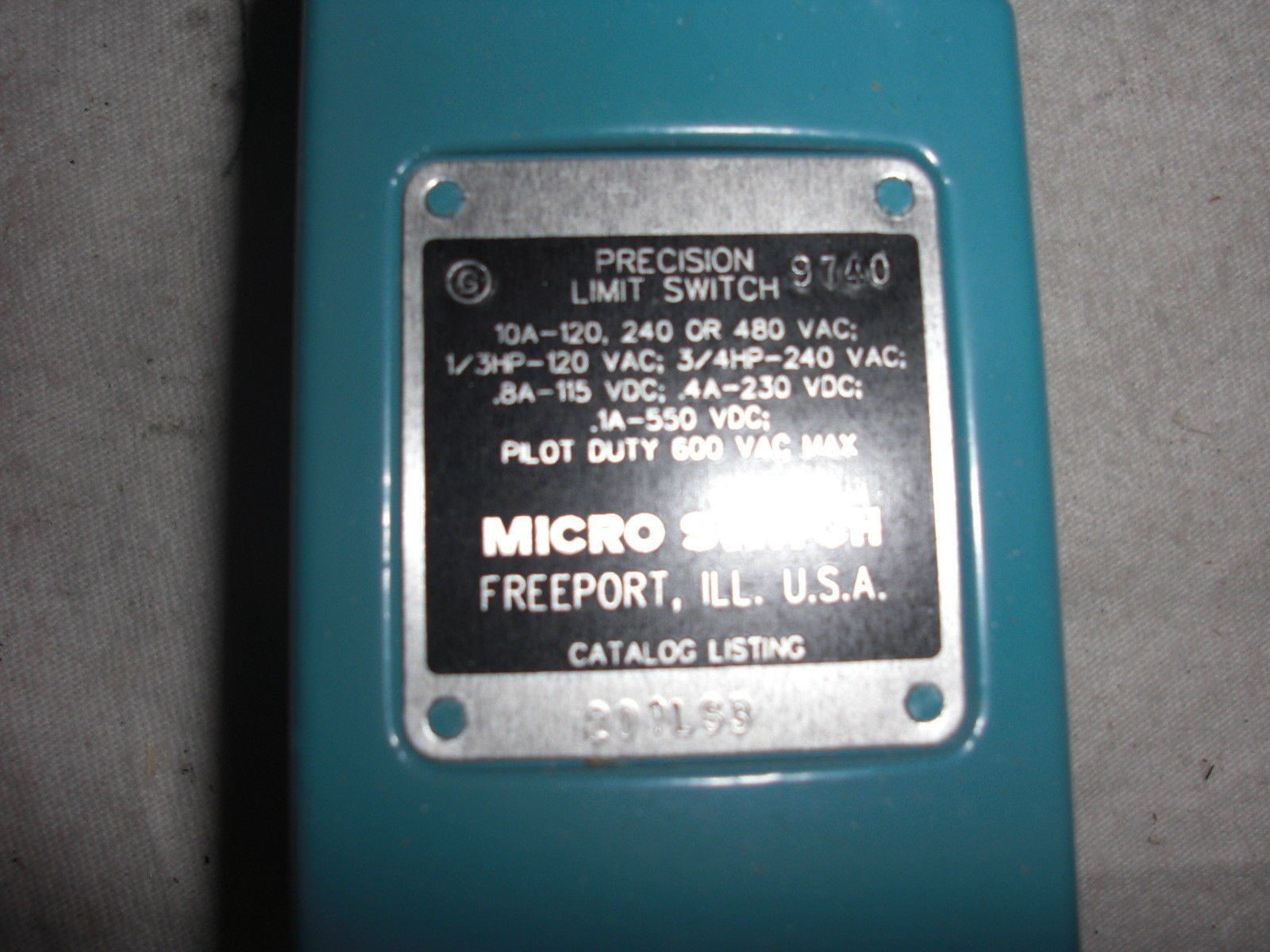 HONEYWELL 201LS3 LIMIT SWITCH *NEW IN BOX*