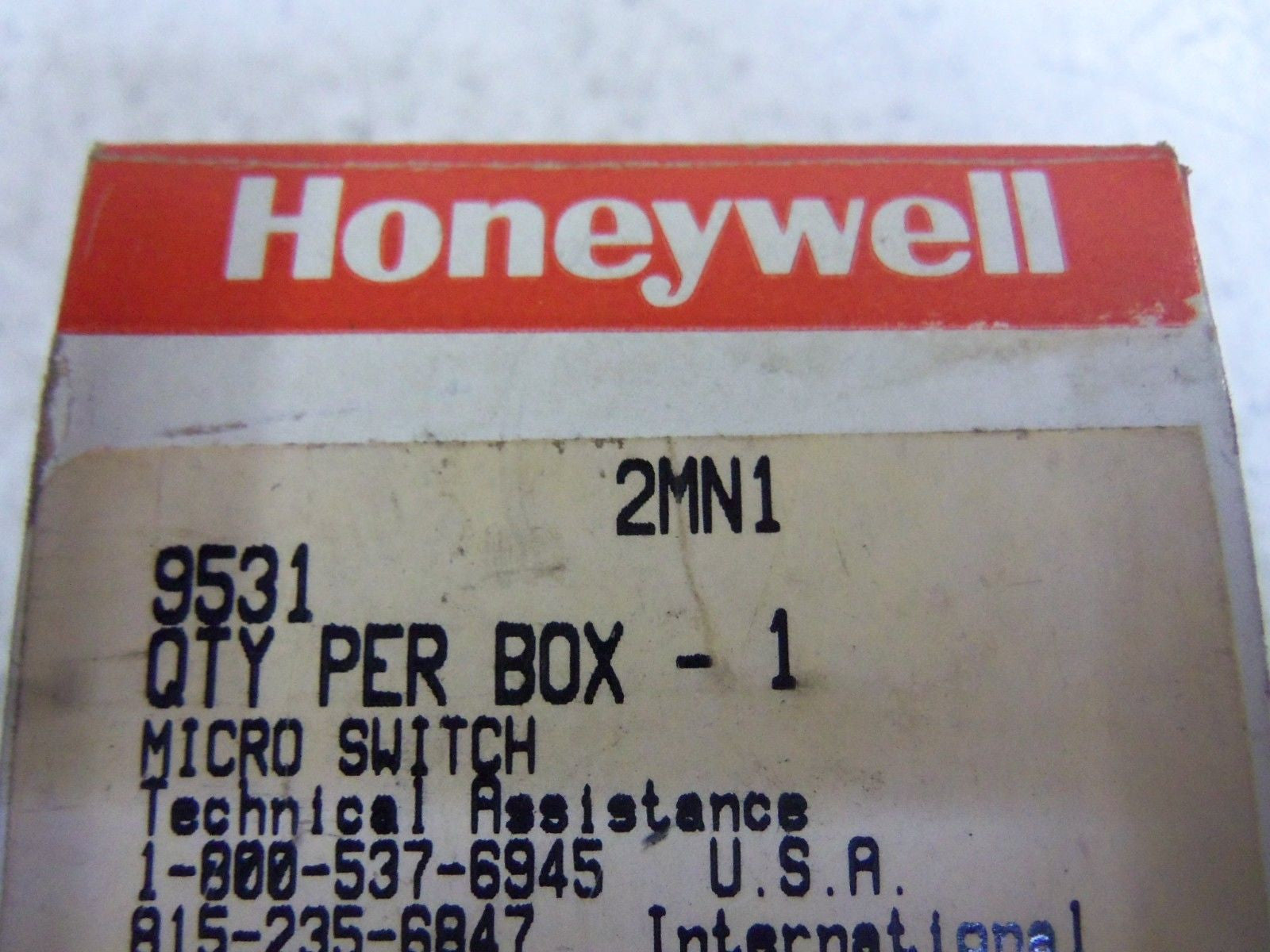 HONEYWELL 2MN1 CONTACT BLOCK *NEW IN BOX*