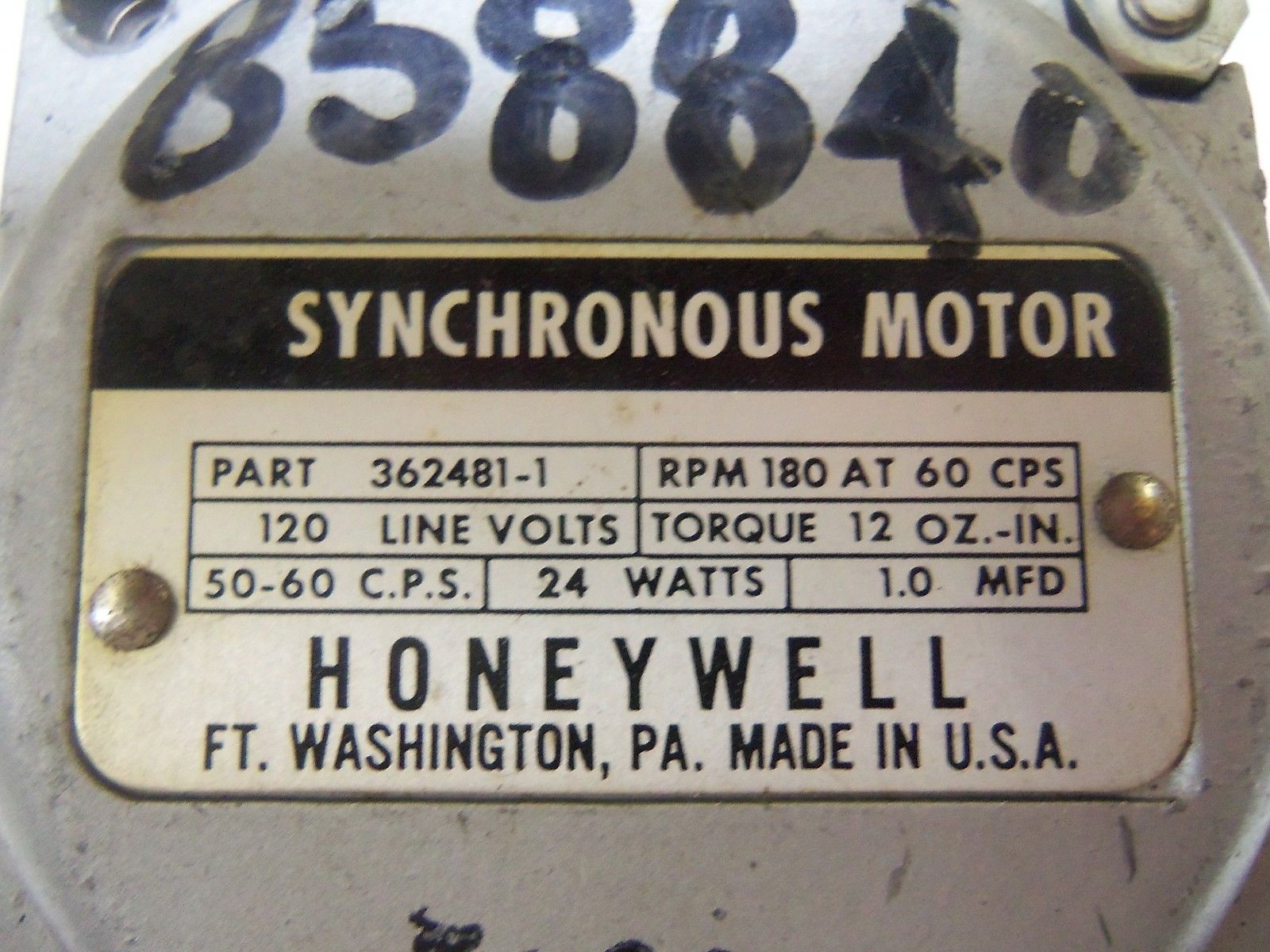 HONEYWELL 362481-1 *USED*