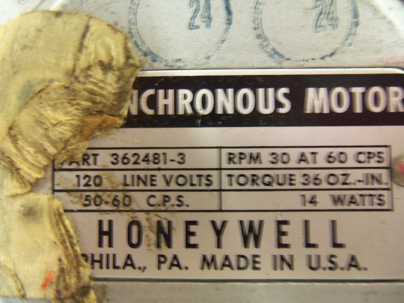 HONEYWELL 362481-3 *USED*