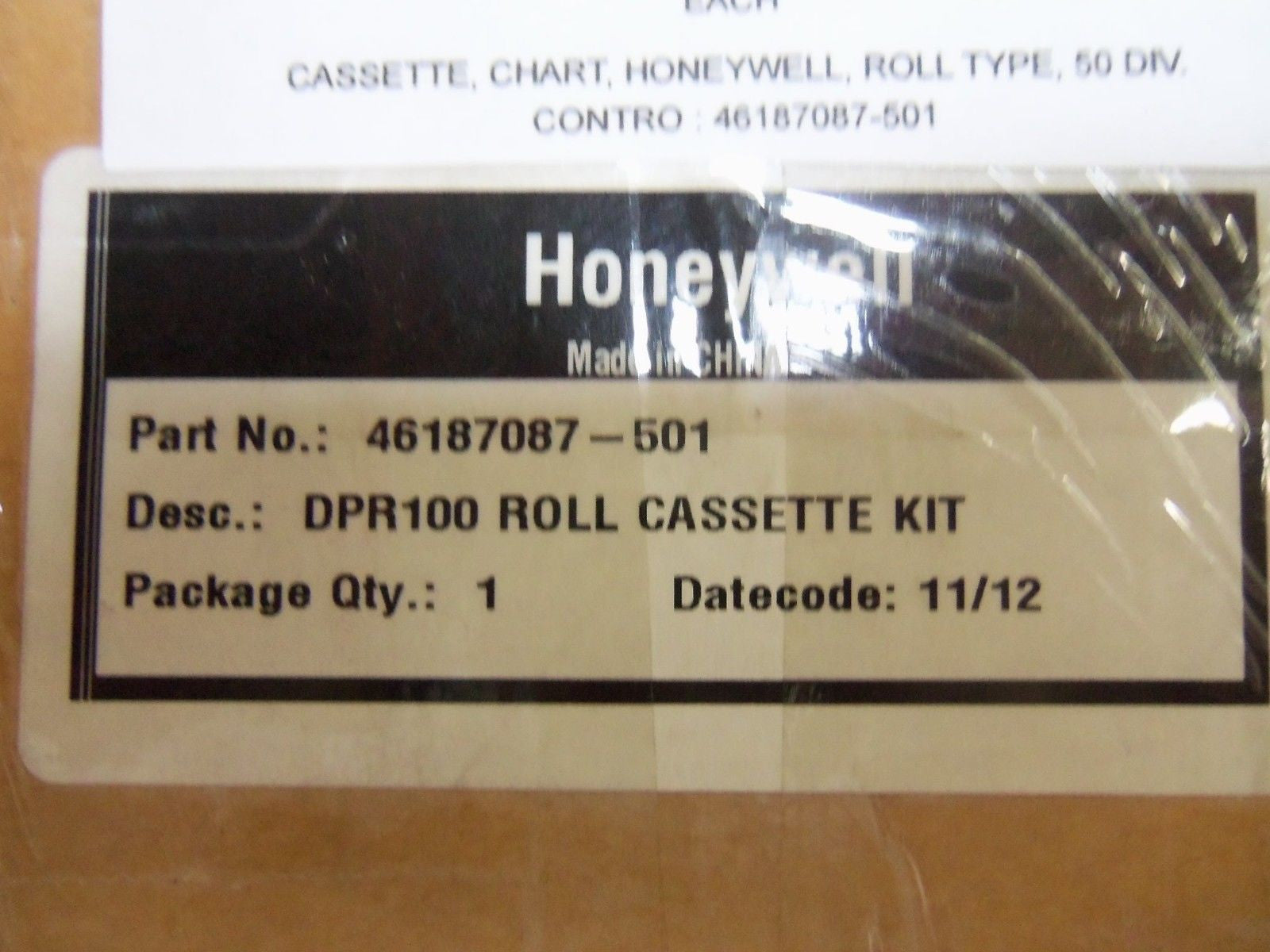 HONEYWELL 46187087-501 CHART CASSETTE ROLL *NEW IN BOX*