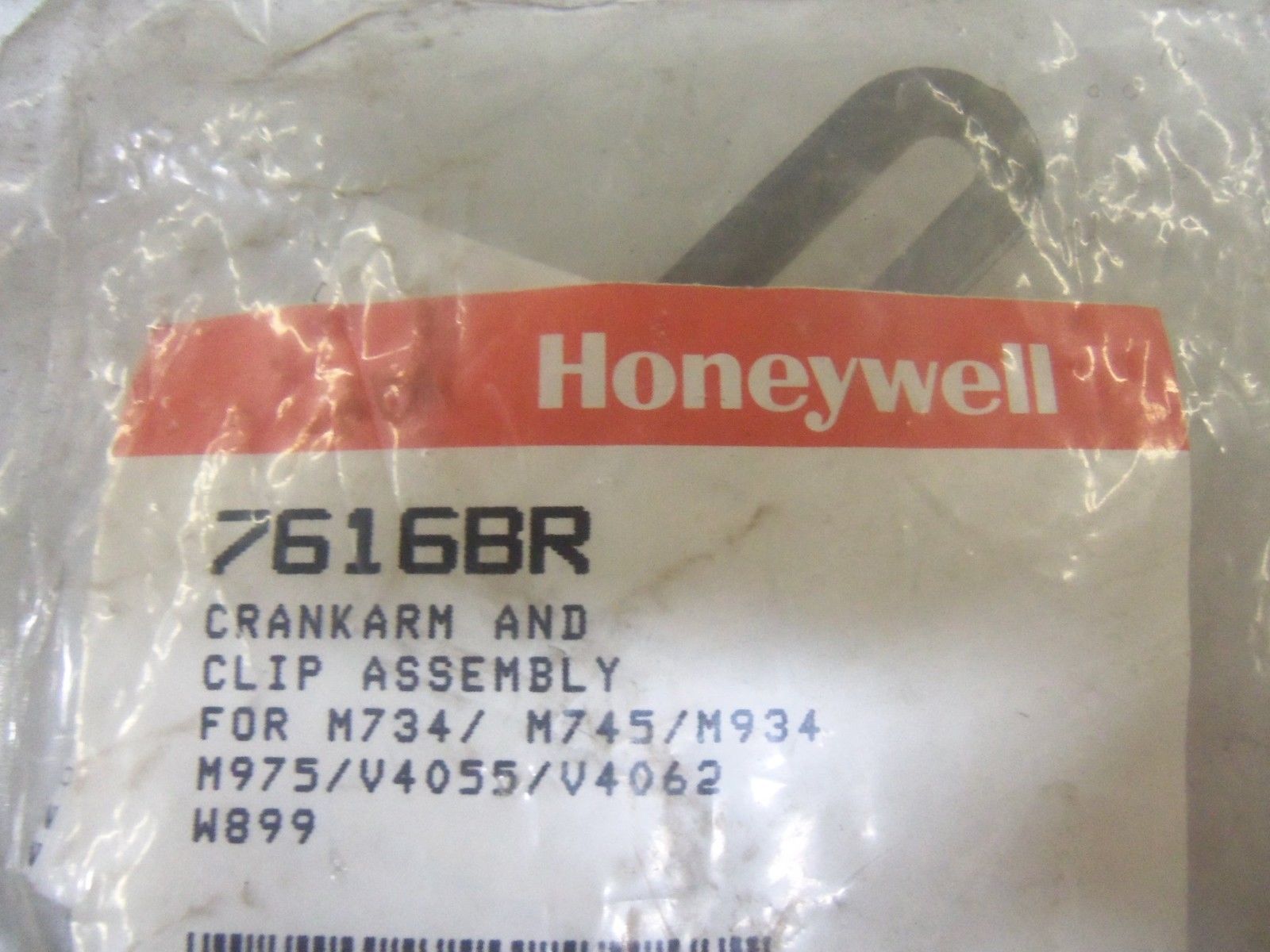 HONEYWELL 7616BR CRANKARM/CLIP ASSEMBLY * NEW IN FACTORY BAG *