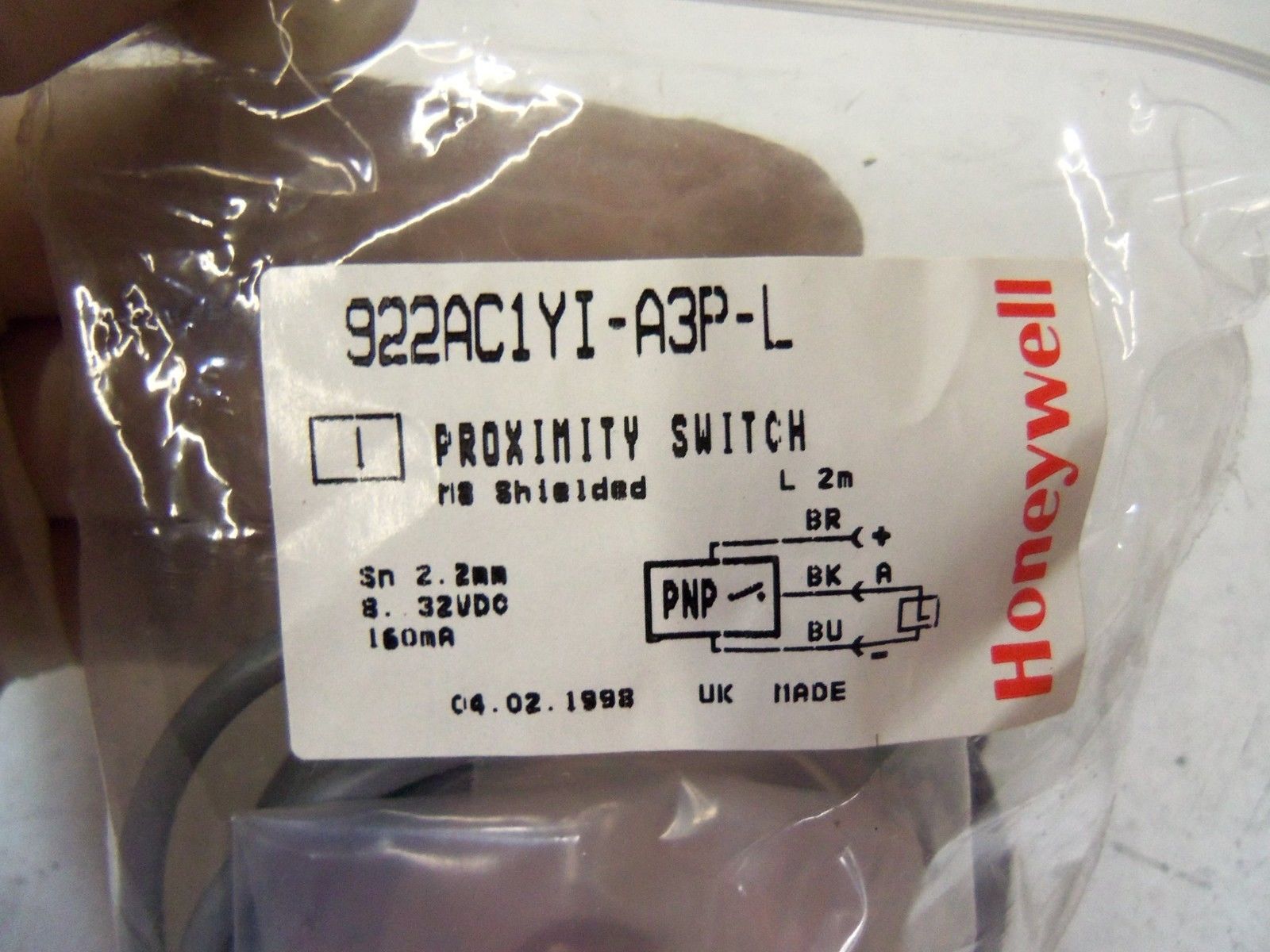 HONEYWELL 922AC1YI-A3P-L *NEW IN BOX*