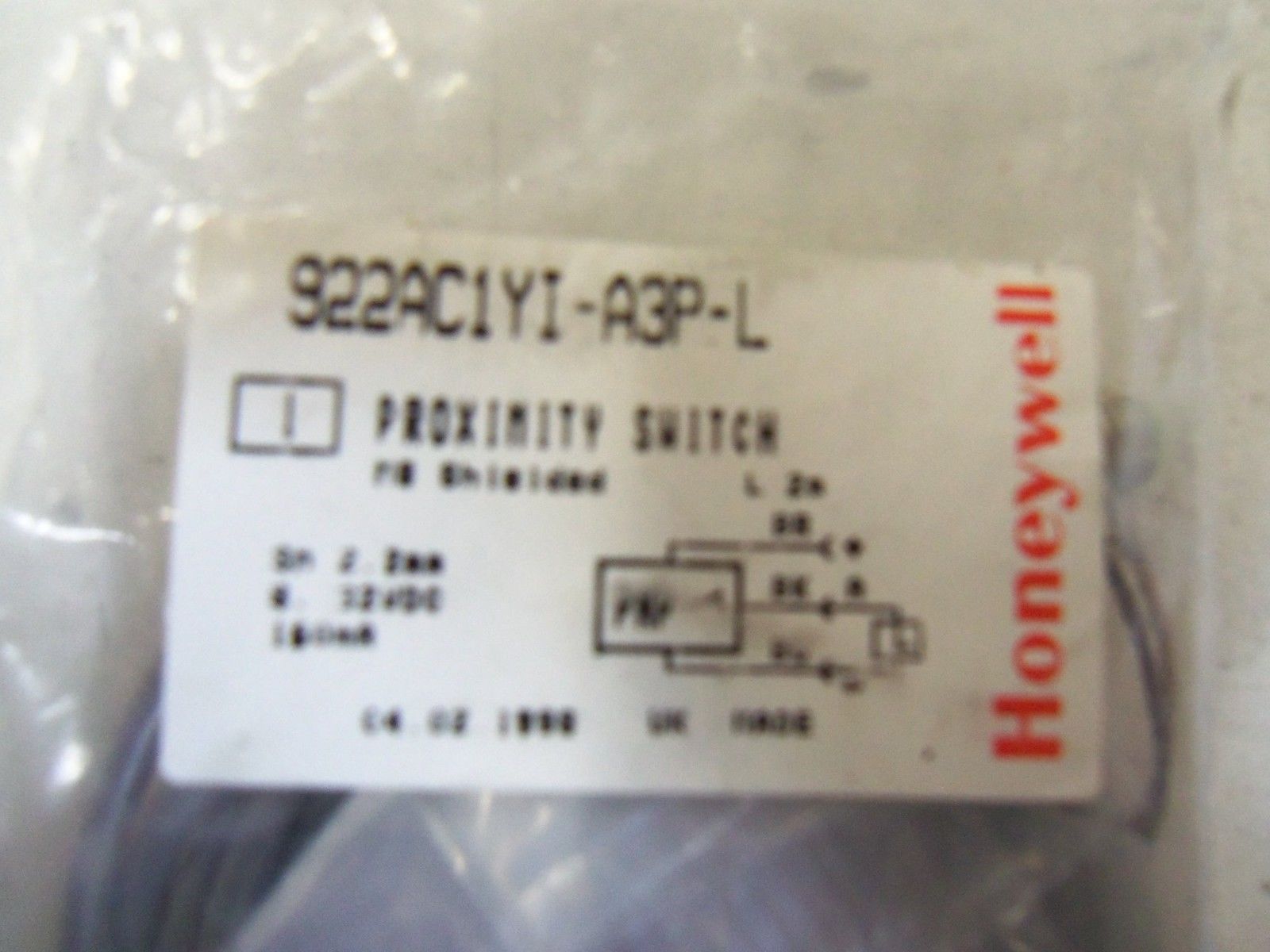 HONEYWELL 922AC1YI-A3P-L *NEW IN BAG*