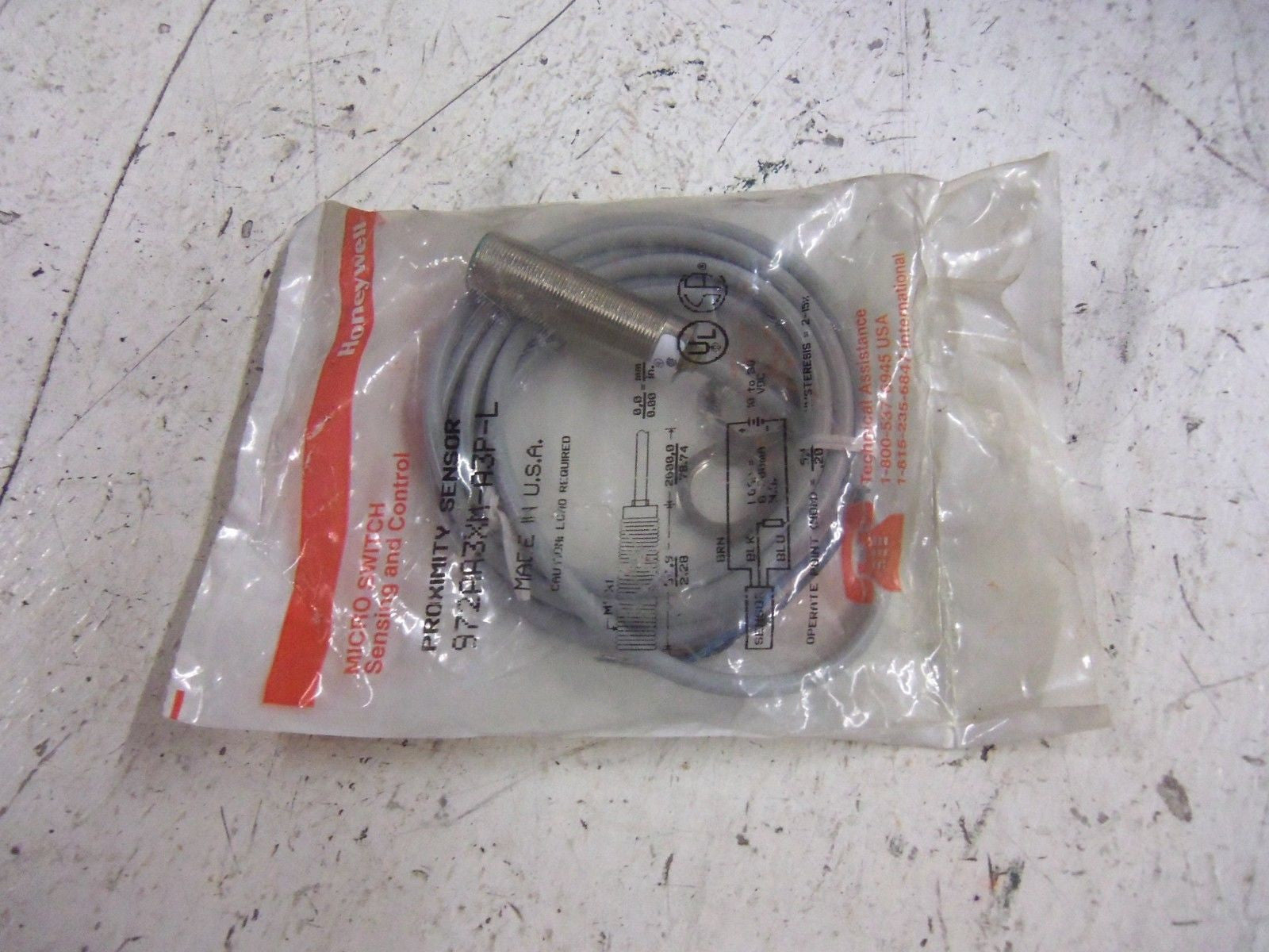 HONEYWELL 972AA3XM-A3P-L PROXIMITY SWITCH *NEW IN FACTORY BAG*