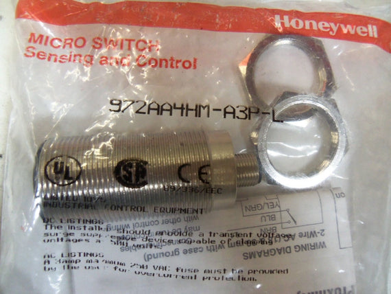HONEYWELL 972AA4HM-A3P-L *NEW IN FACTORY BAG*