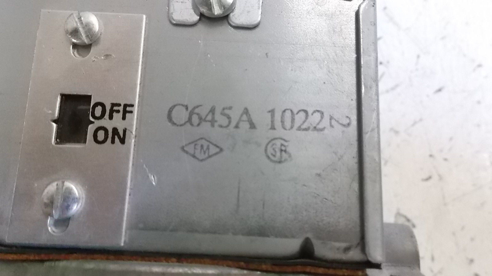 HONEYWELL C645A1022 PRESSURE SWITCH *USED*
