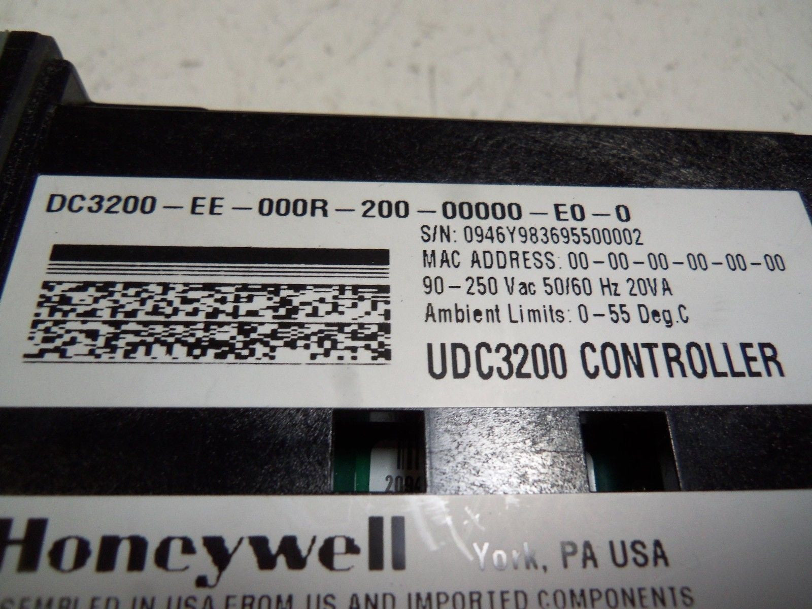 HONEYWELL DC3200-EE-000R-200-0000-E0-0 CONTROLLER *USED*