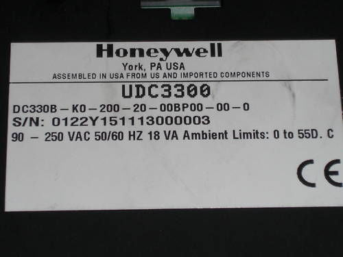HONEYWELL DC330B-K0-200-20700BP00-00-0 *USED*