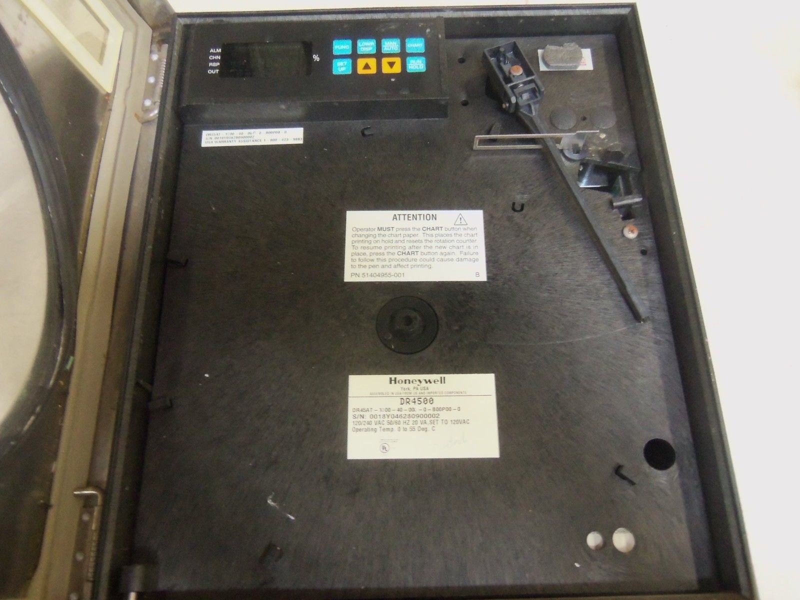 HONEYWELL DR45AT-1000-40-000-0-B00P00-0 CHART RECORDER *USED*