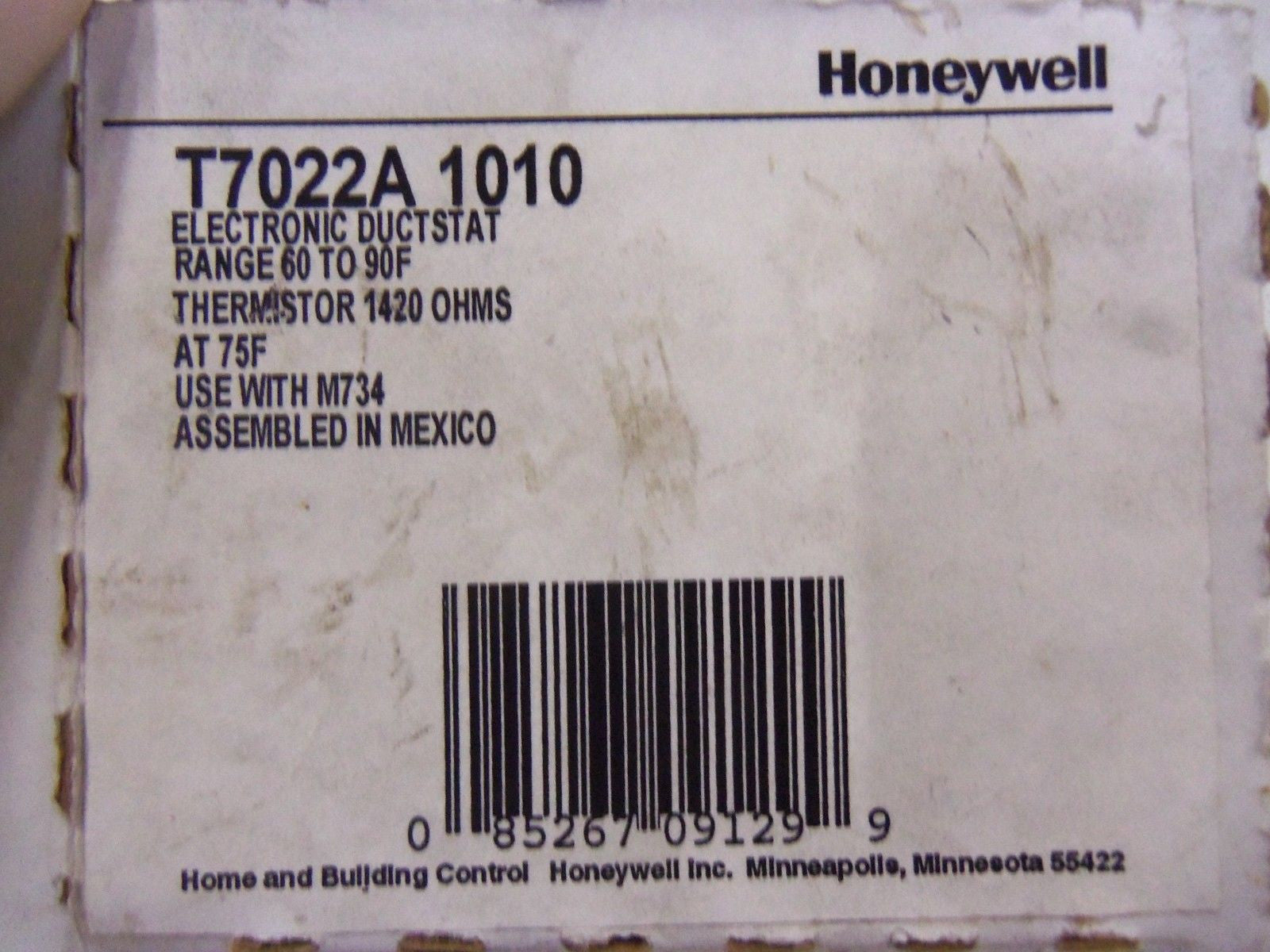 HONEYWELL T7022A1010 REMOTE TEMPERATURE SENSOR *NEW IN BOX*