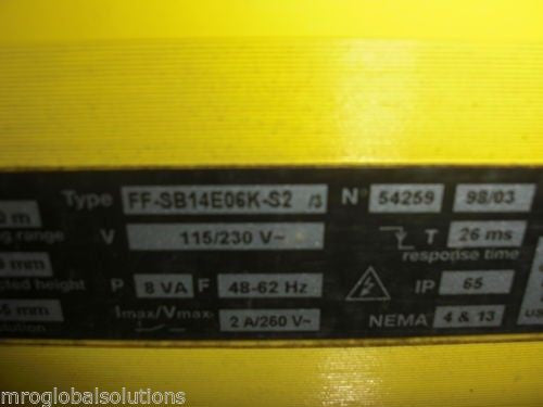 HONEYWELL FF-SB14E06K-S2 *USED*