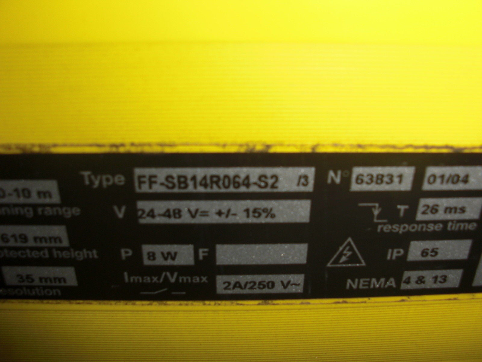 HONEYWELL FF-SB14R064-S2 *USED*