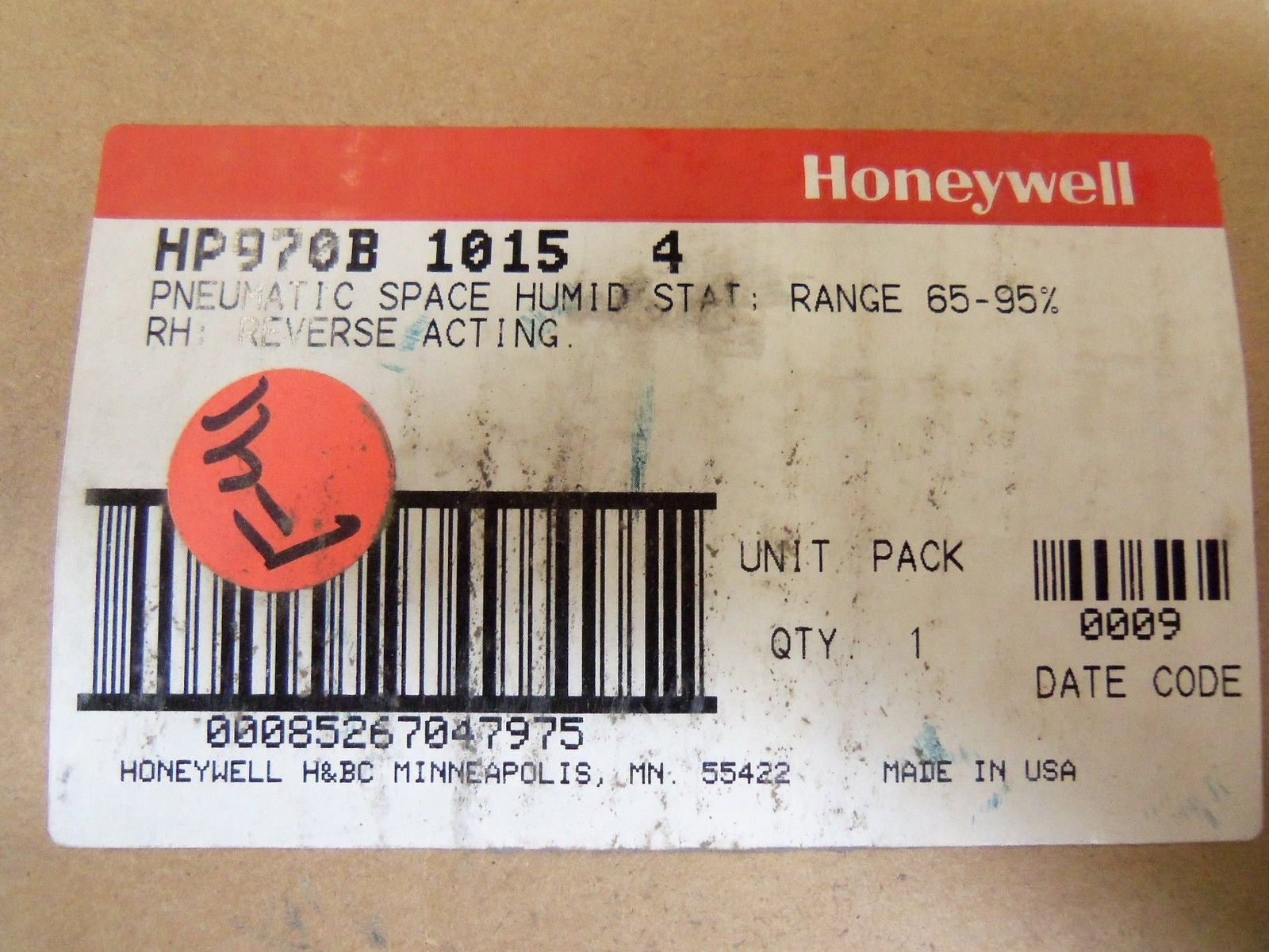 HONEYWELL HP970B 1015  *NEW IN BOX*