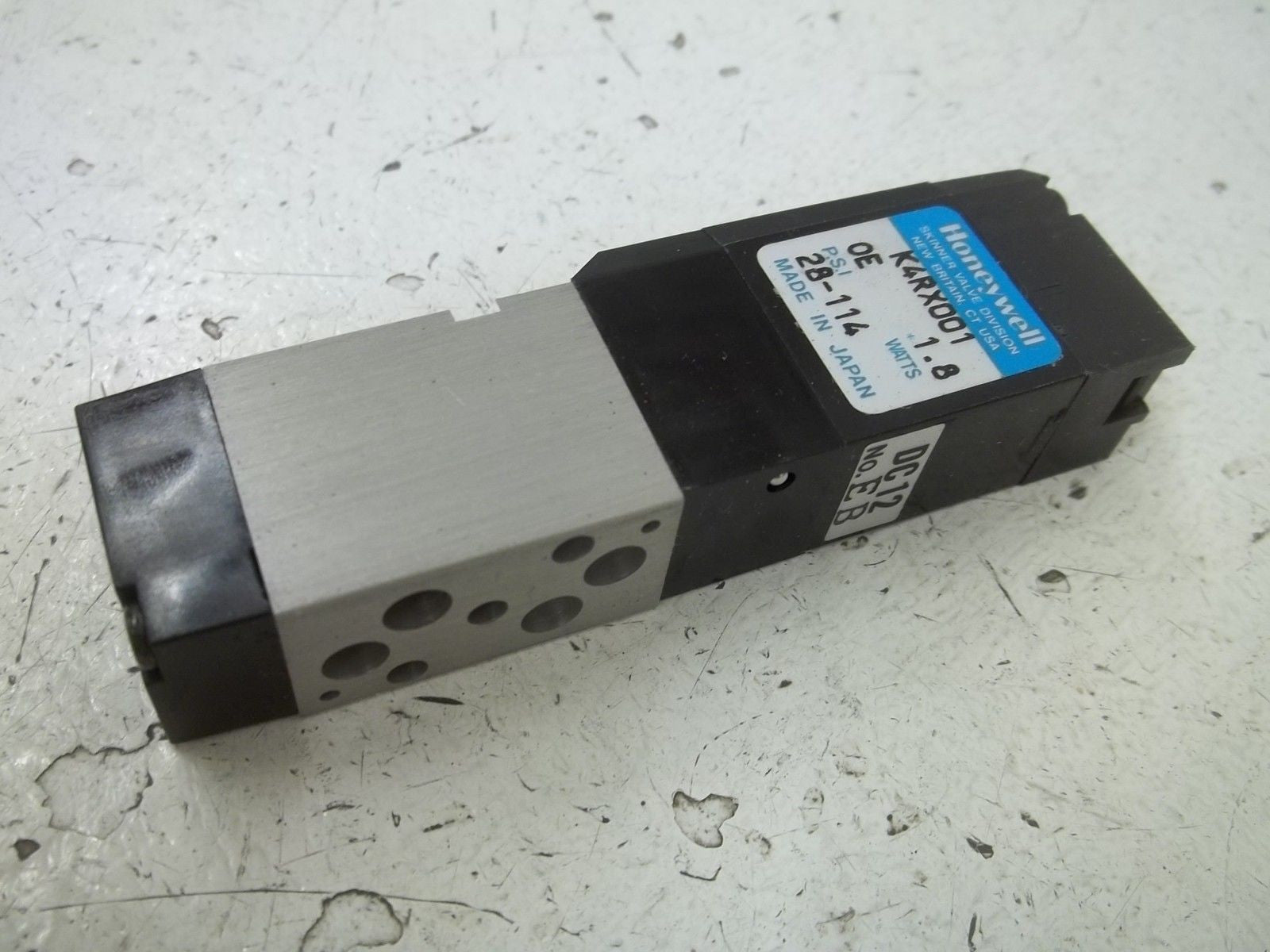 HONEYWELL K4RX001 SOLENOID VALVE OE P.S.I. 1.8WATTS *ORIGINAL PACKAGE*