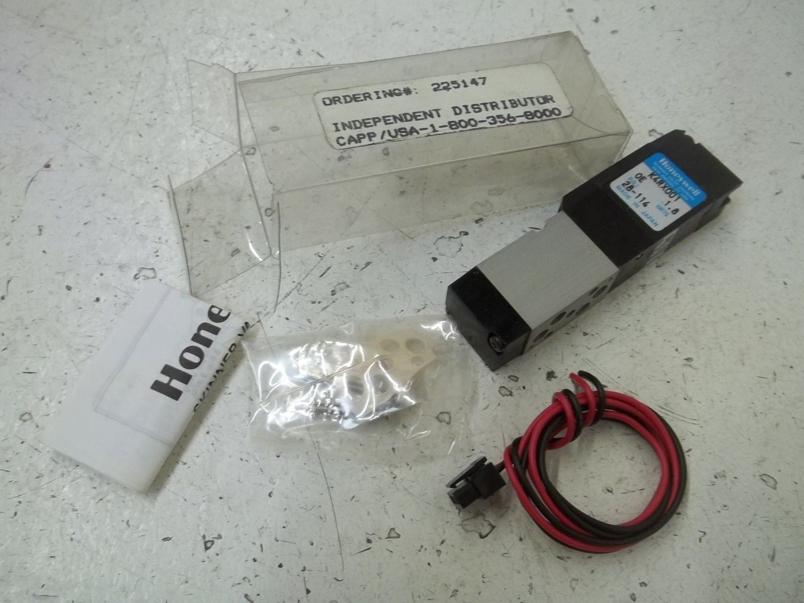 HONEYWELL K4RX001 SOLENOID VALVE OE P.S.I. 1.8WATTS *ORIGINAL PACKAGE*