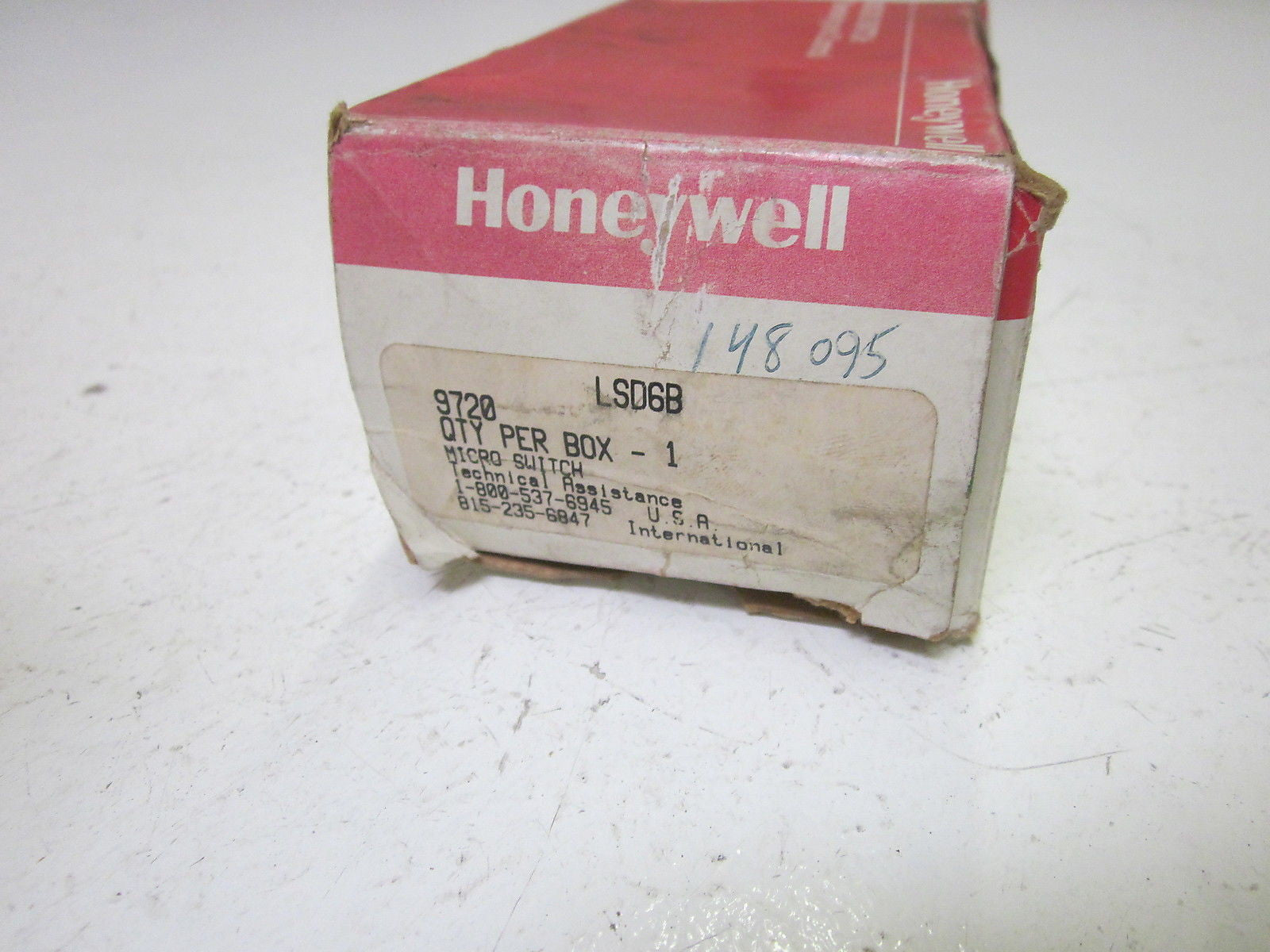 HONEYWELL LSD6B HEAVY DUTY LIMIT SWITCH 600VAC  *NEW IN BOX*