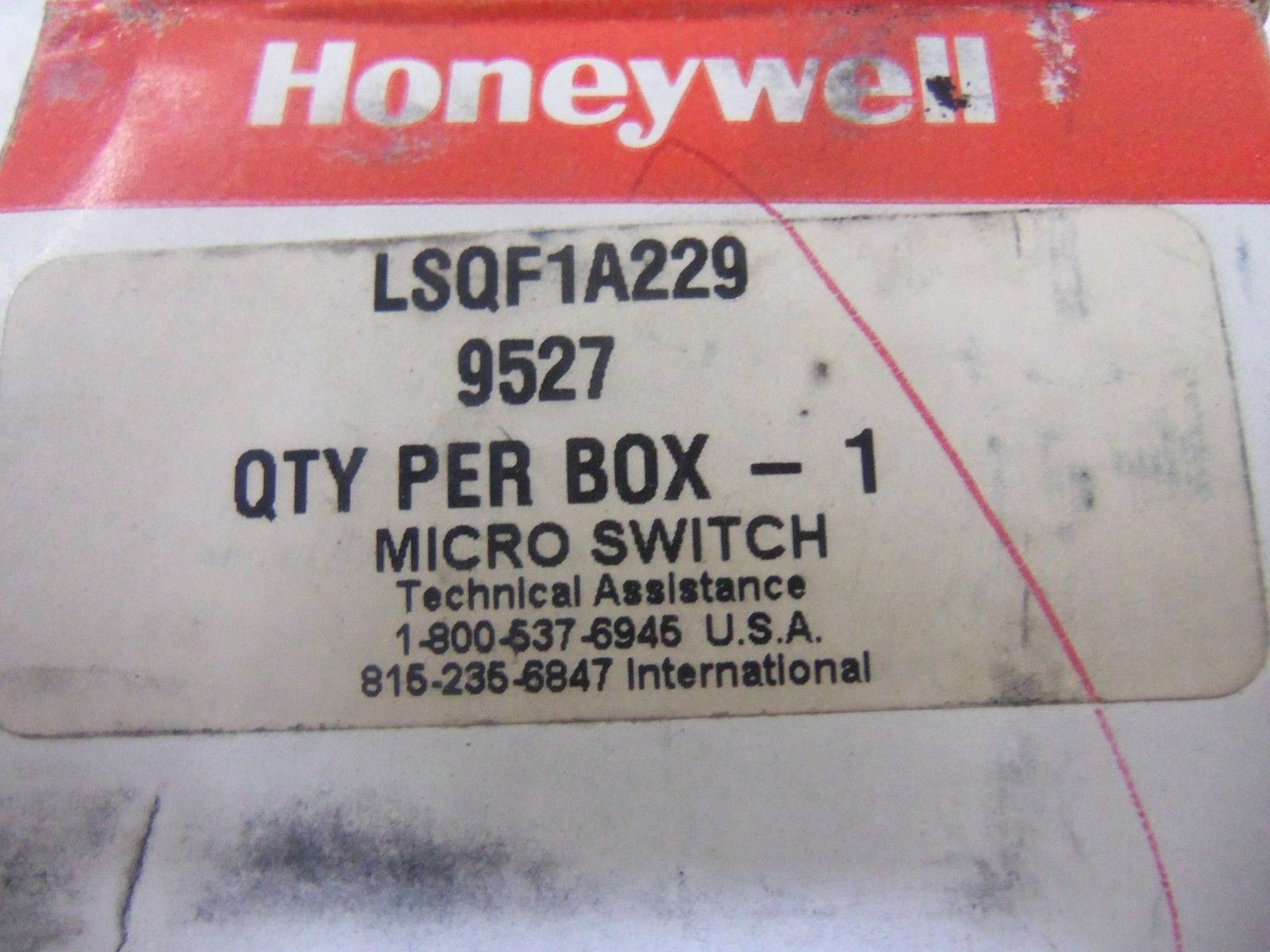 HONEYWELL LSQF1A229 HEAVY DUTY LIMIT SWITCH *NEW IN BOX*